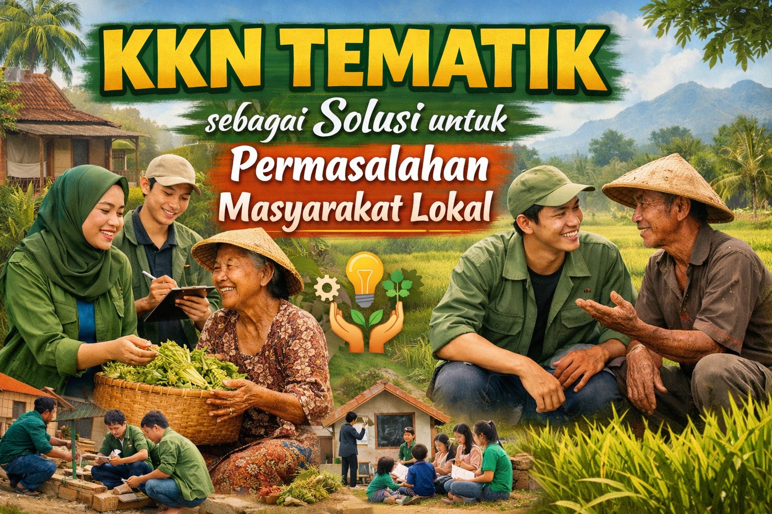 KKN Tematik sebagai Solusi untuk Permasalahan Masyarakat Lokal
