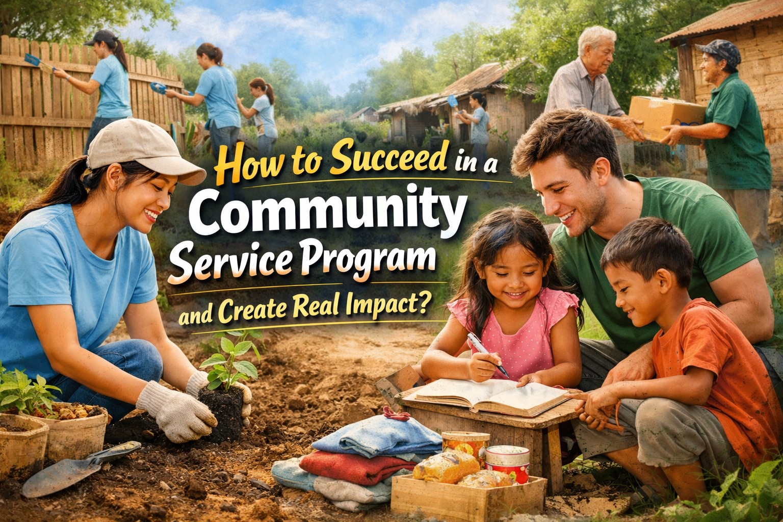 How to Succeed in a Community Service Program and Create Real Impact?