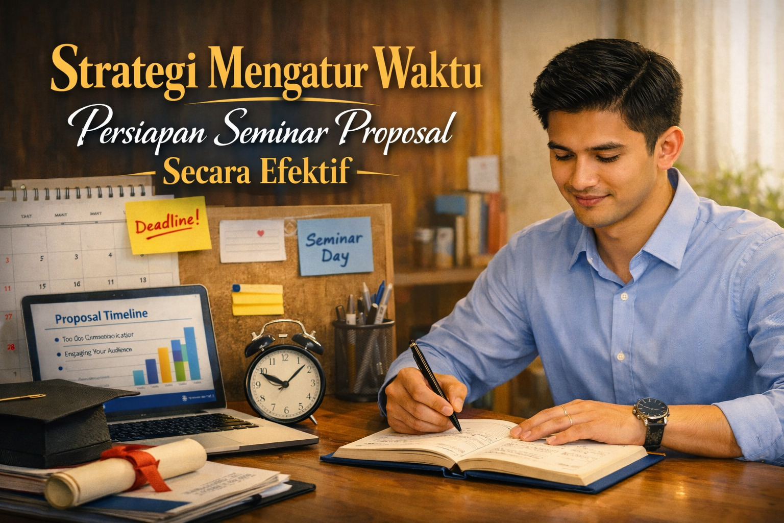 Strategi Mengatur Waktu Persiapan Seminar Proposal Secara Efektif
