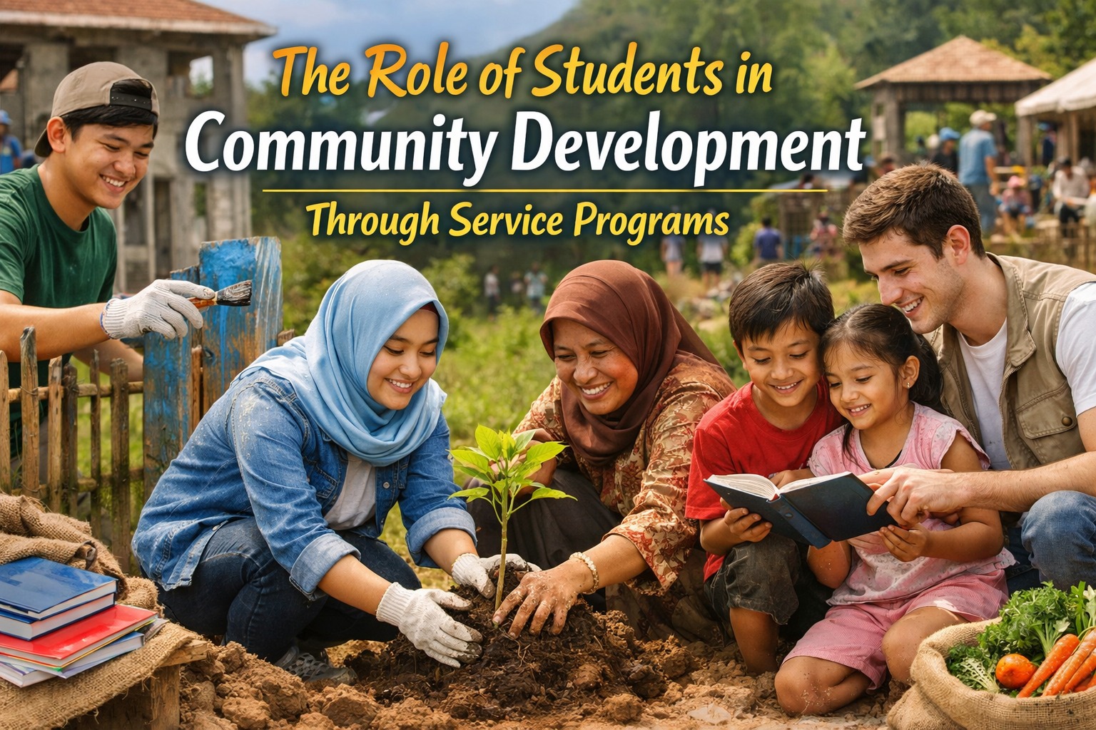 The Role of Students in Community Development Through Service Programs