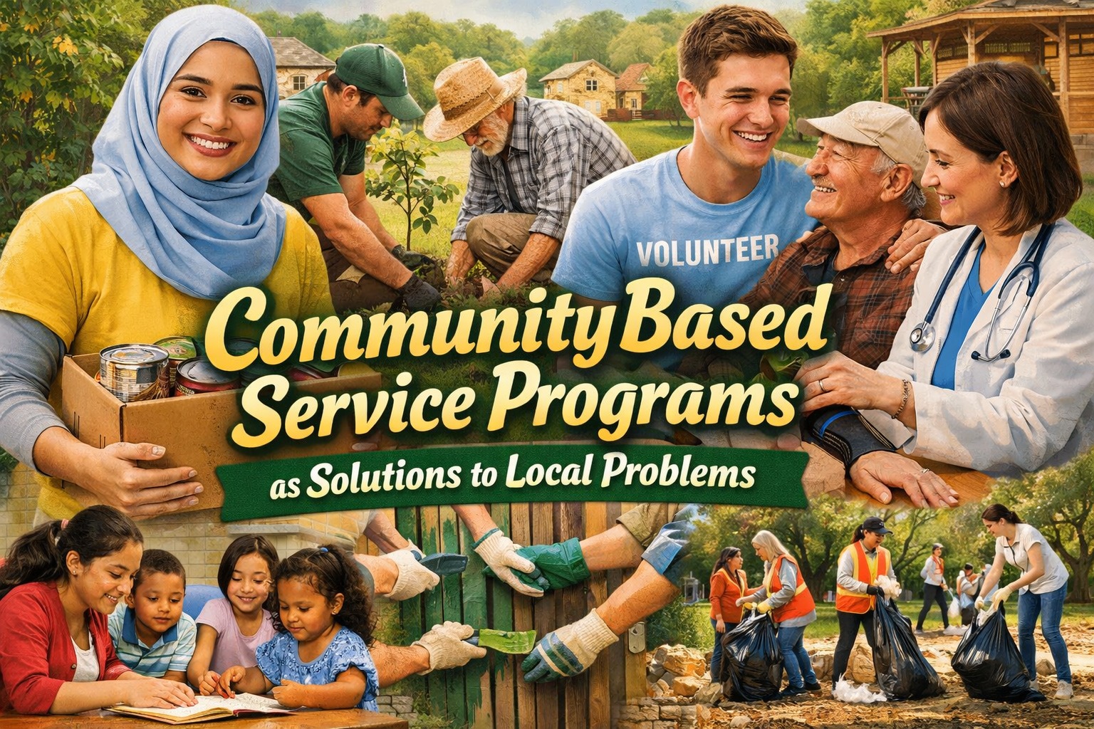 Community Based Service Programs as Solutions to Local Problems