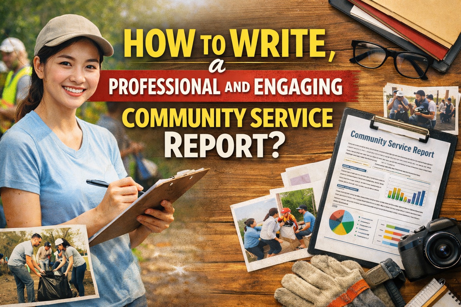 How to Write a Professional and Engaging Community Service Report?