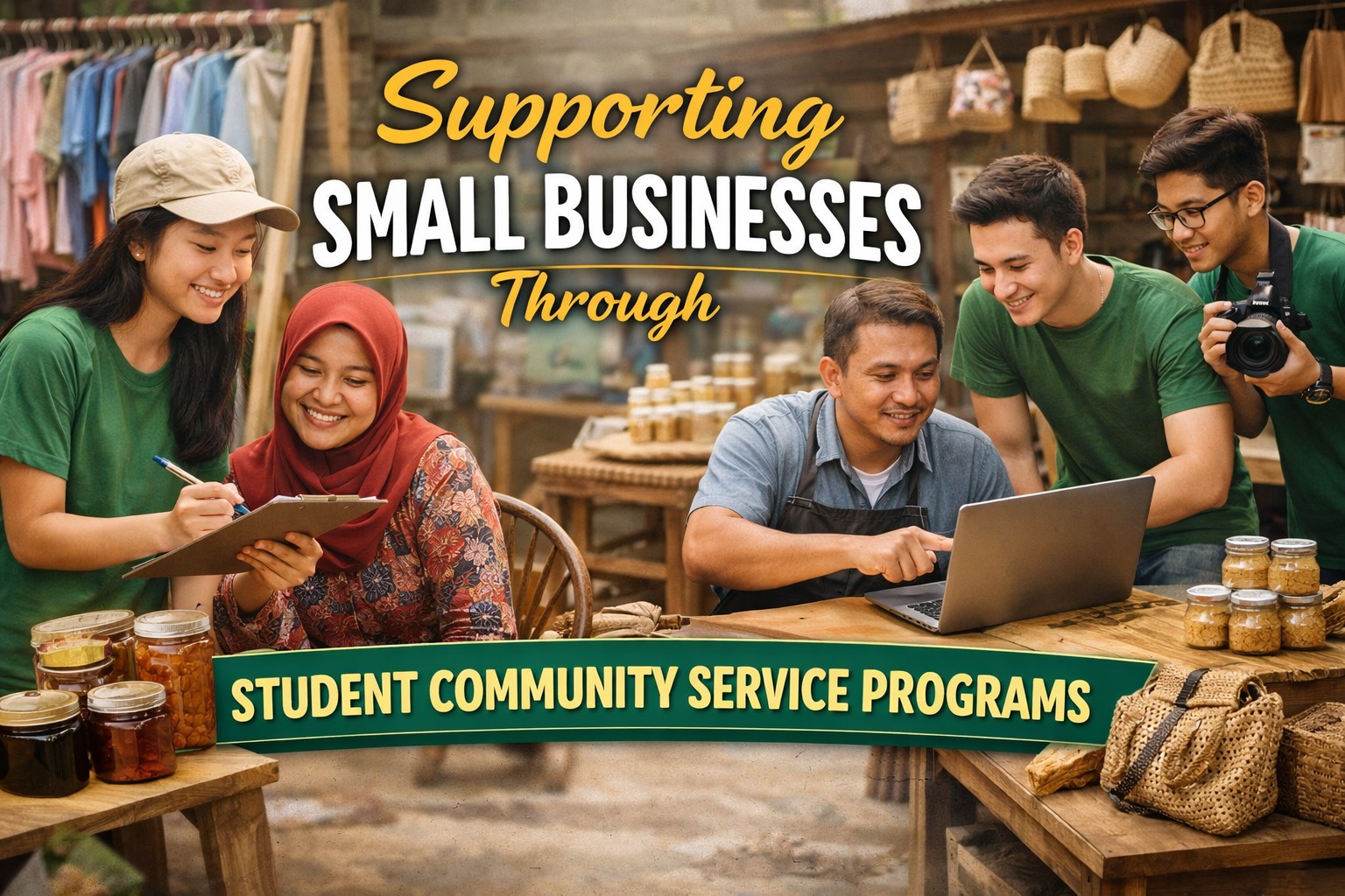 Supporting Small Businesses Through Student Community Service Programs