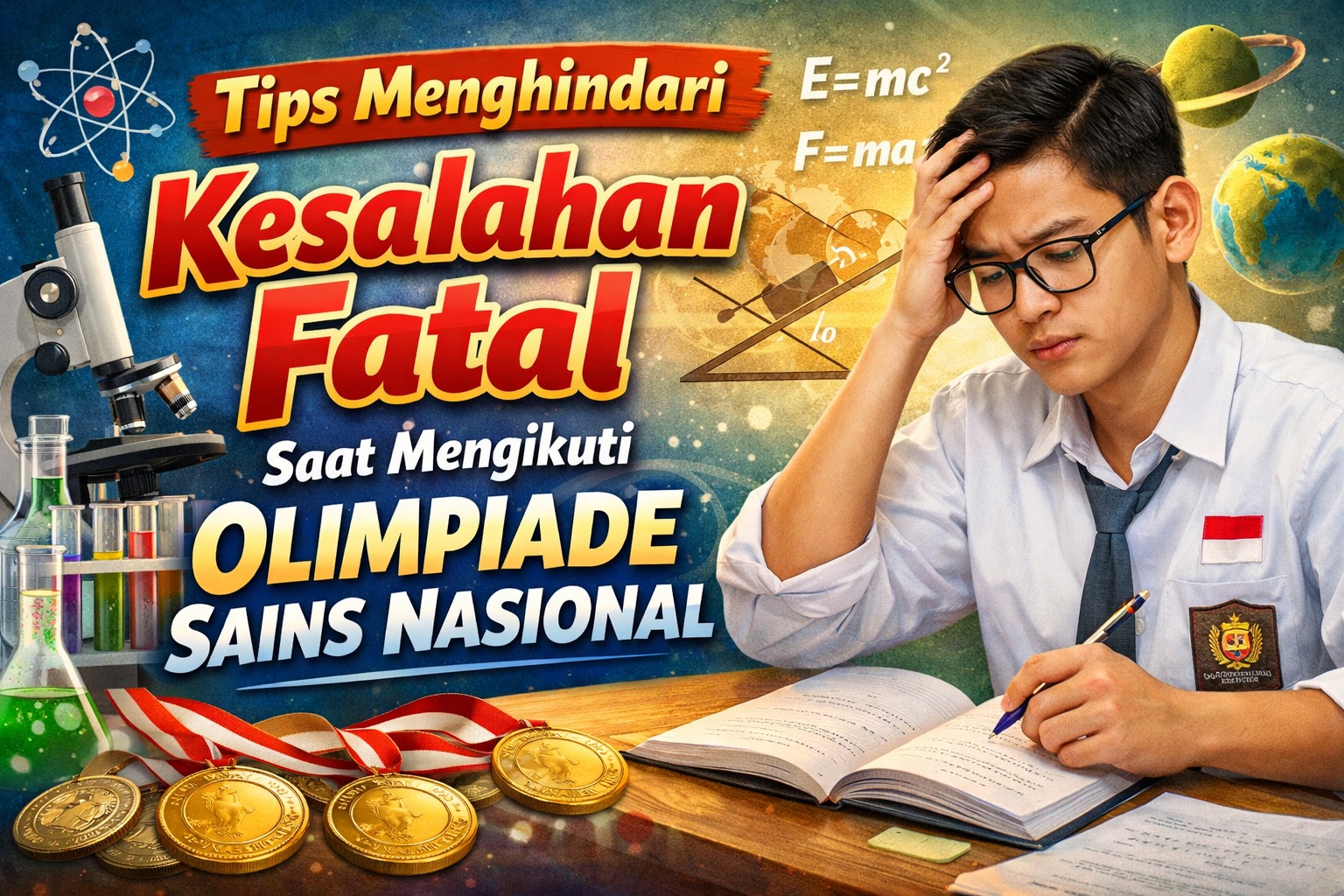Tips Menghindari Kesalahan Fatal Saat Mengikuti Olimpiade Sains Nasional