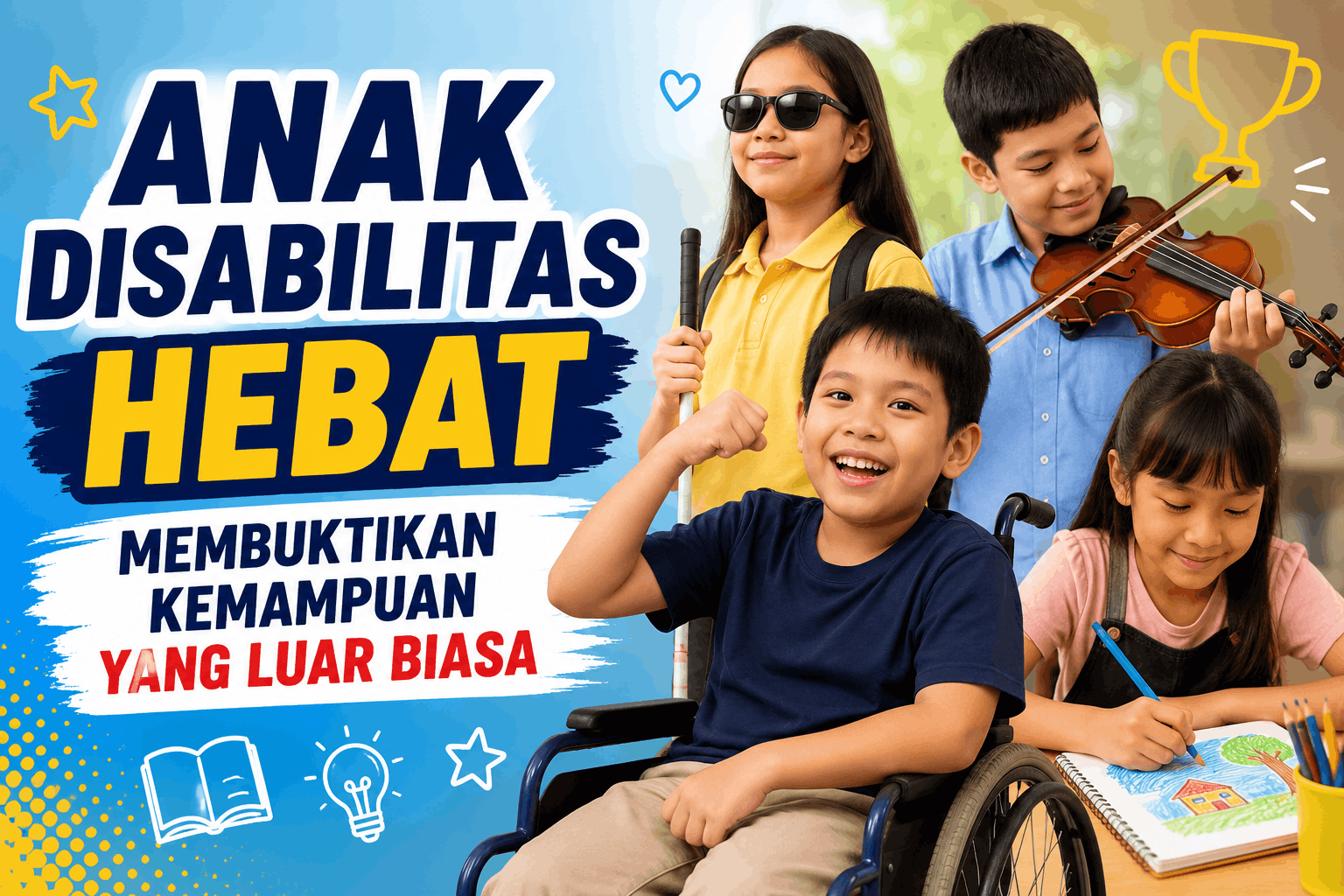 Anak Disabilitas Hebat Membuktikan Kemampuan yang Luar Biasa