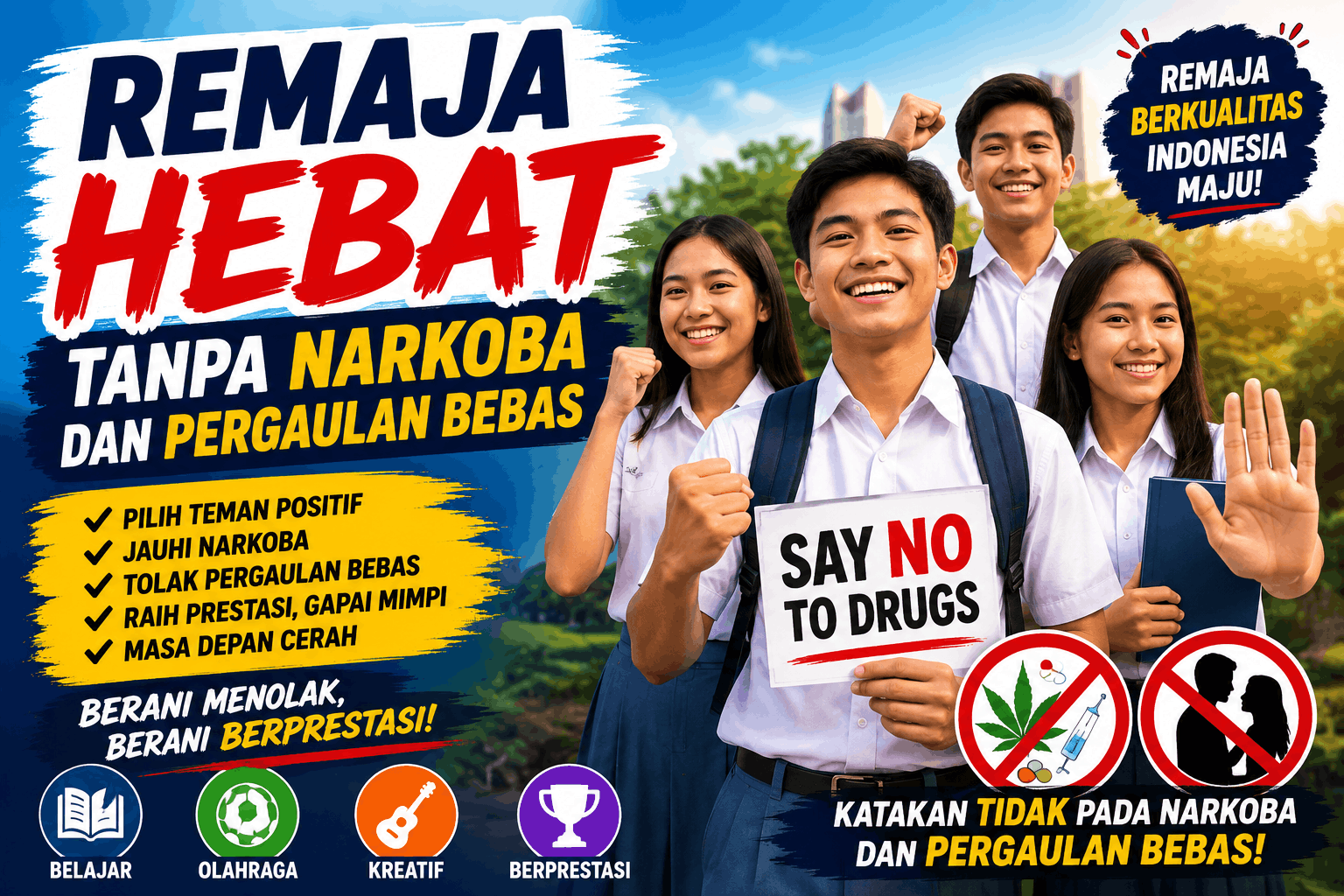 Remaja Hebat Tanpa Narkoba dan Pergaulan Bebas