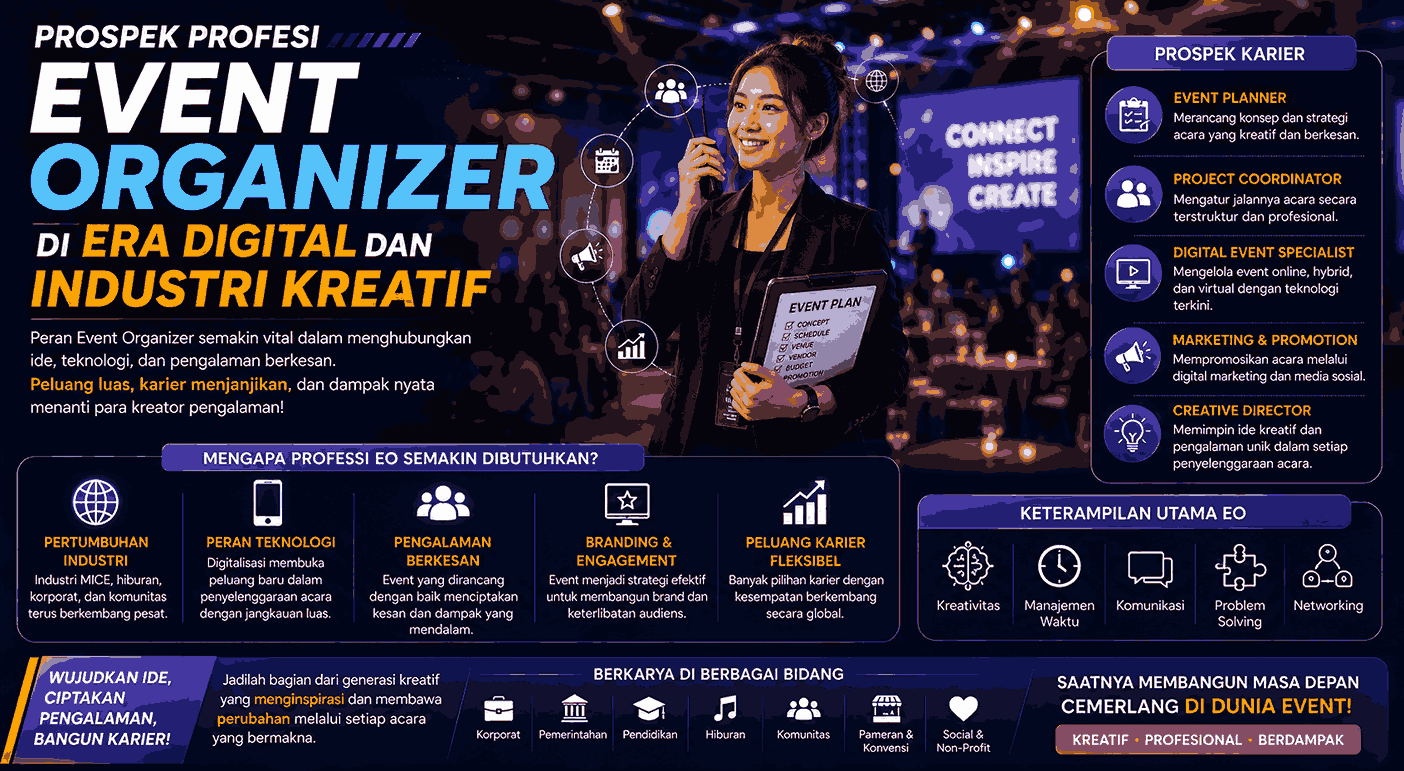 Prospek Profesi Event Organizer di Era Digital dan Industri Kreatif