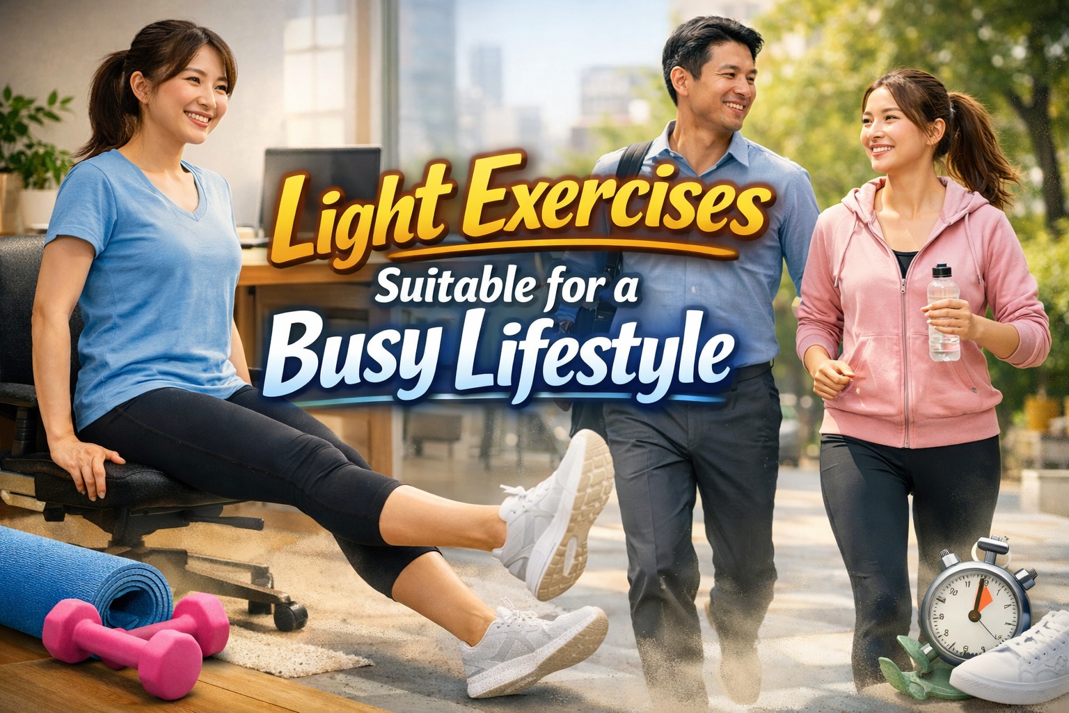 Light Exercises Suitable for a Busy Lifestyle
