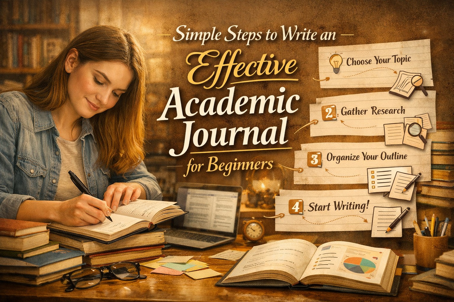 Simple Steps to Write an Effective Academic Journal for Beginners