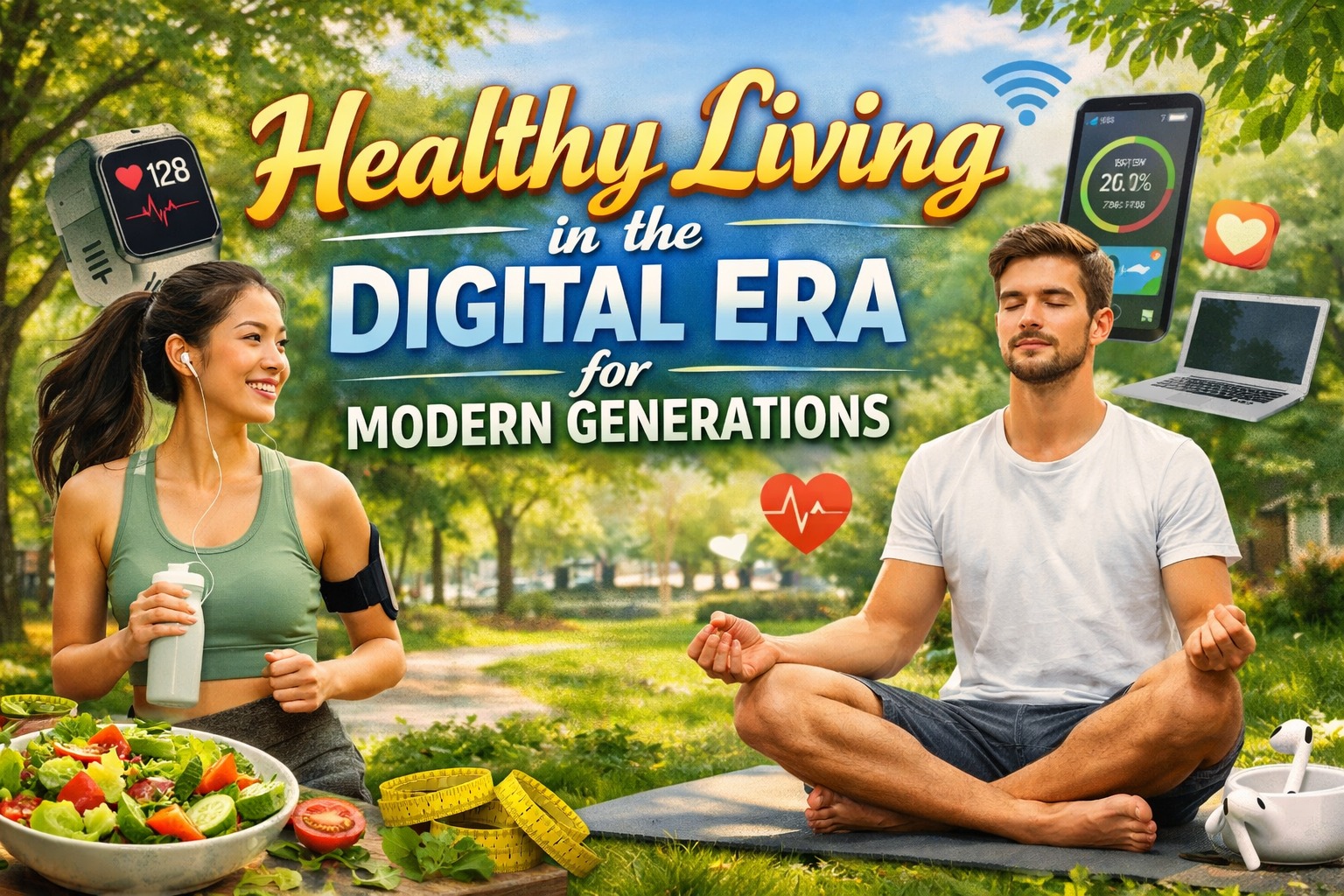 Healthy Living in the Digital Era for Modern Generations