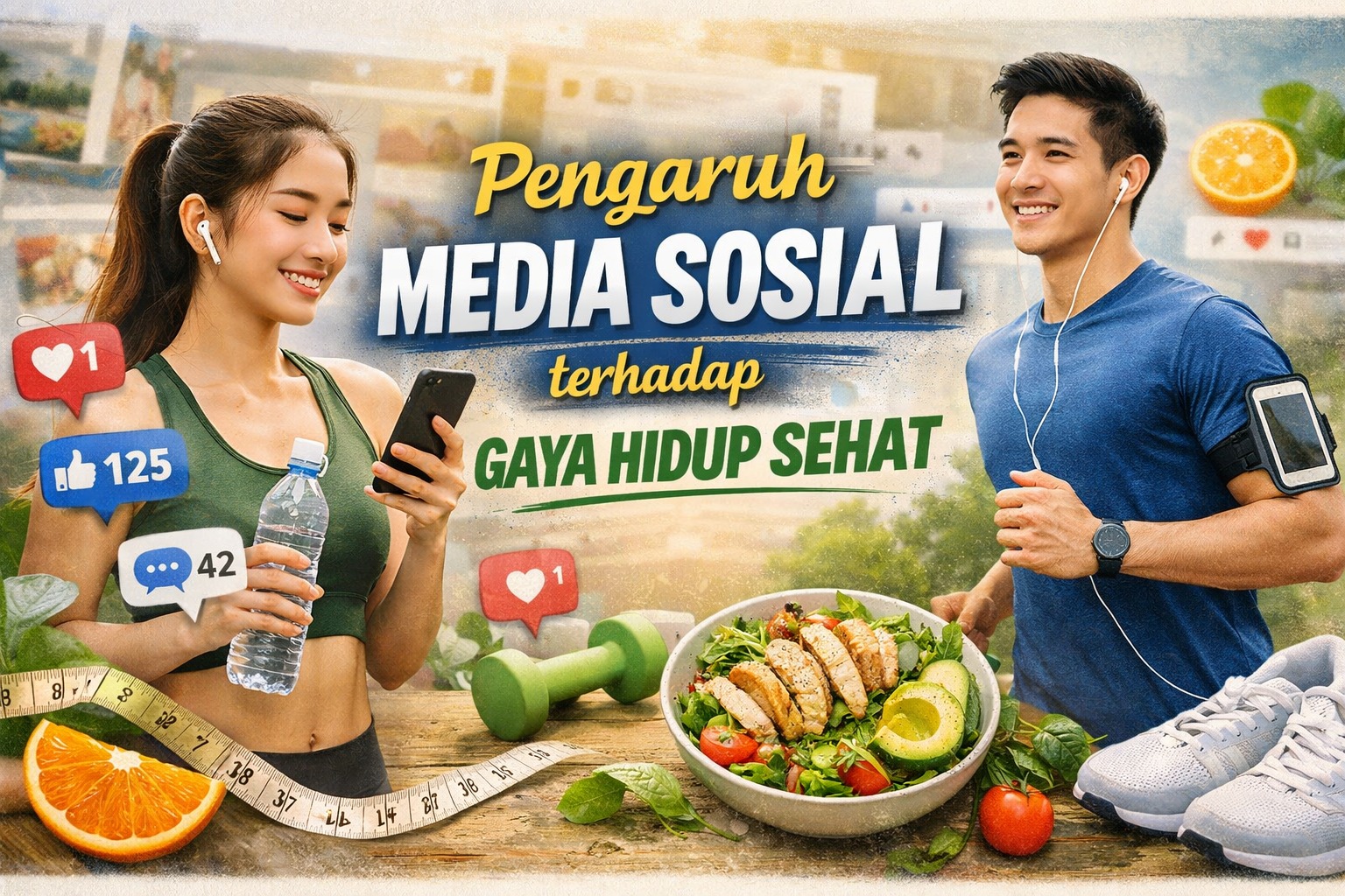 Pengaruh Media Sosial terhadap Gaya Hidup Sehat