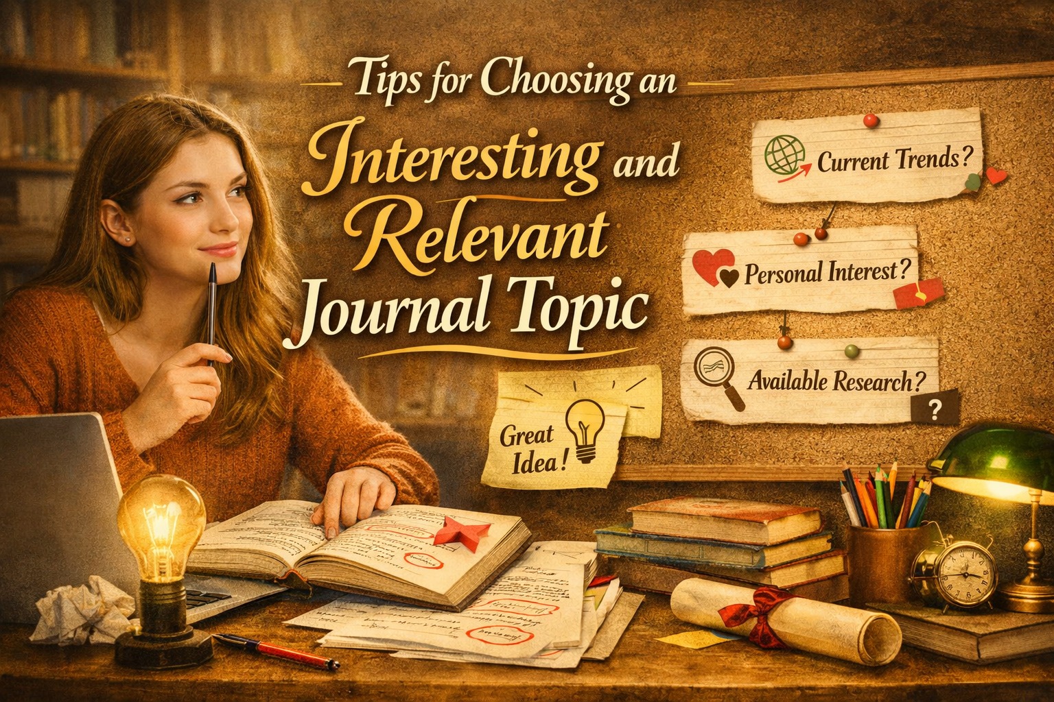 Tips for Choosing an Interesting and Relevant Journal Topic