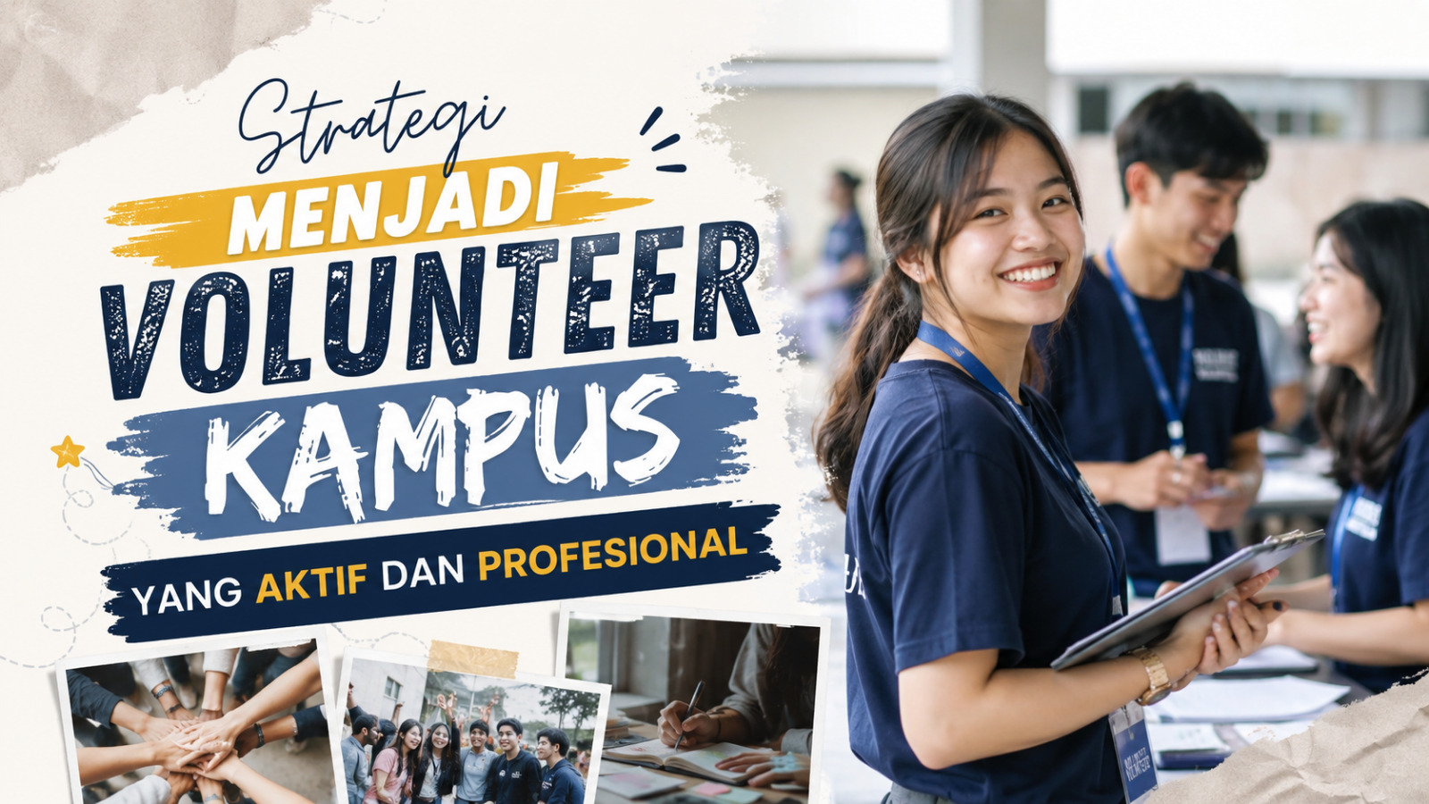 Strategi Menjadi Volunteer Kampus Yang Aktif Dan Profesional