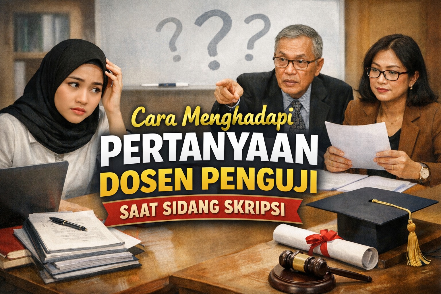 Cara Menghadapi Pertanyaan Dosen Penguji Saat Sidang Skripsi