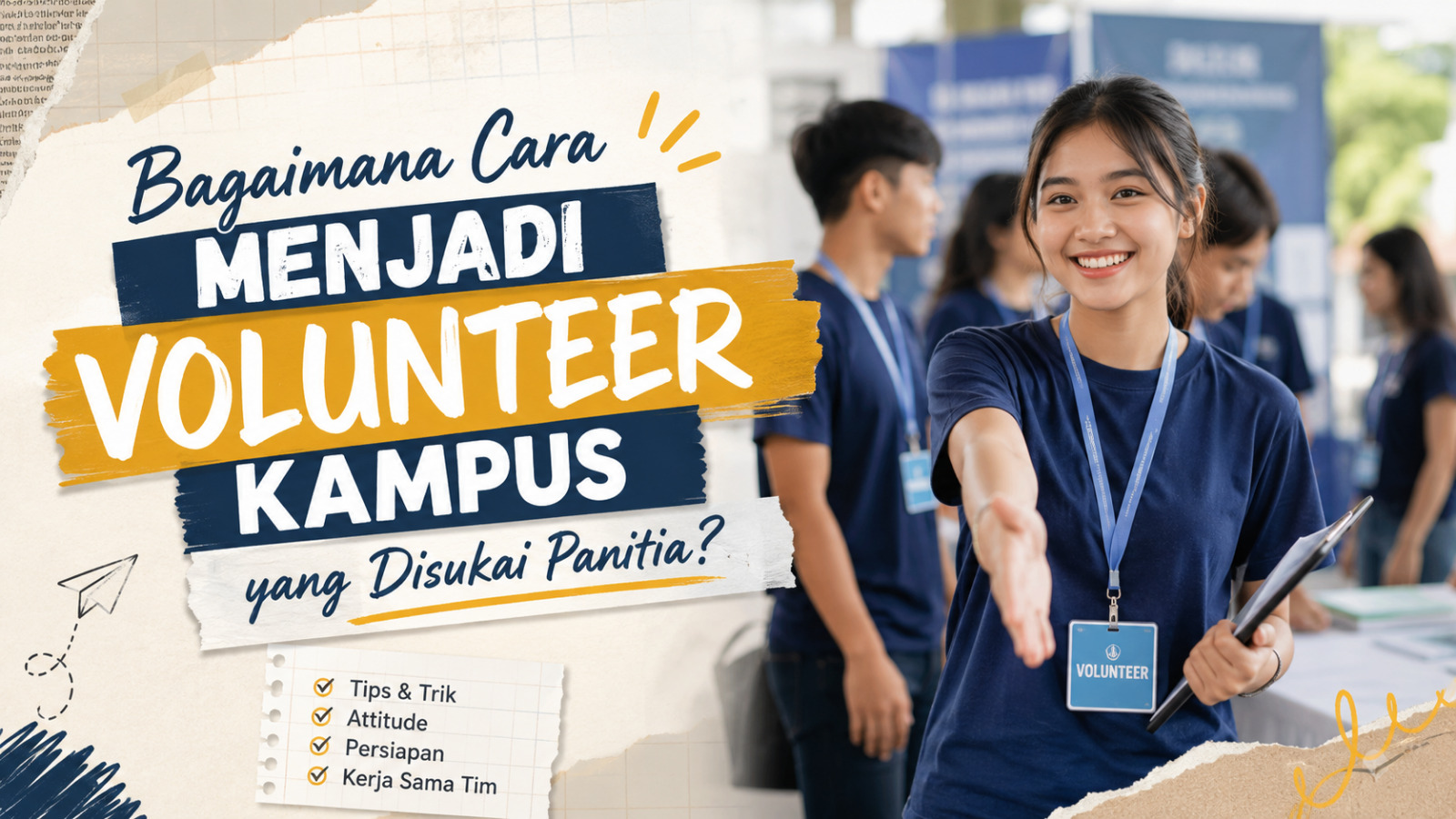 Bagaimana Cara Menjadi Volunteer Kampus Yang Disukai Panitia?
