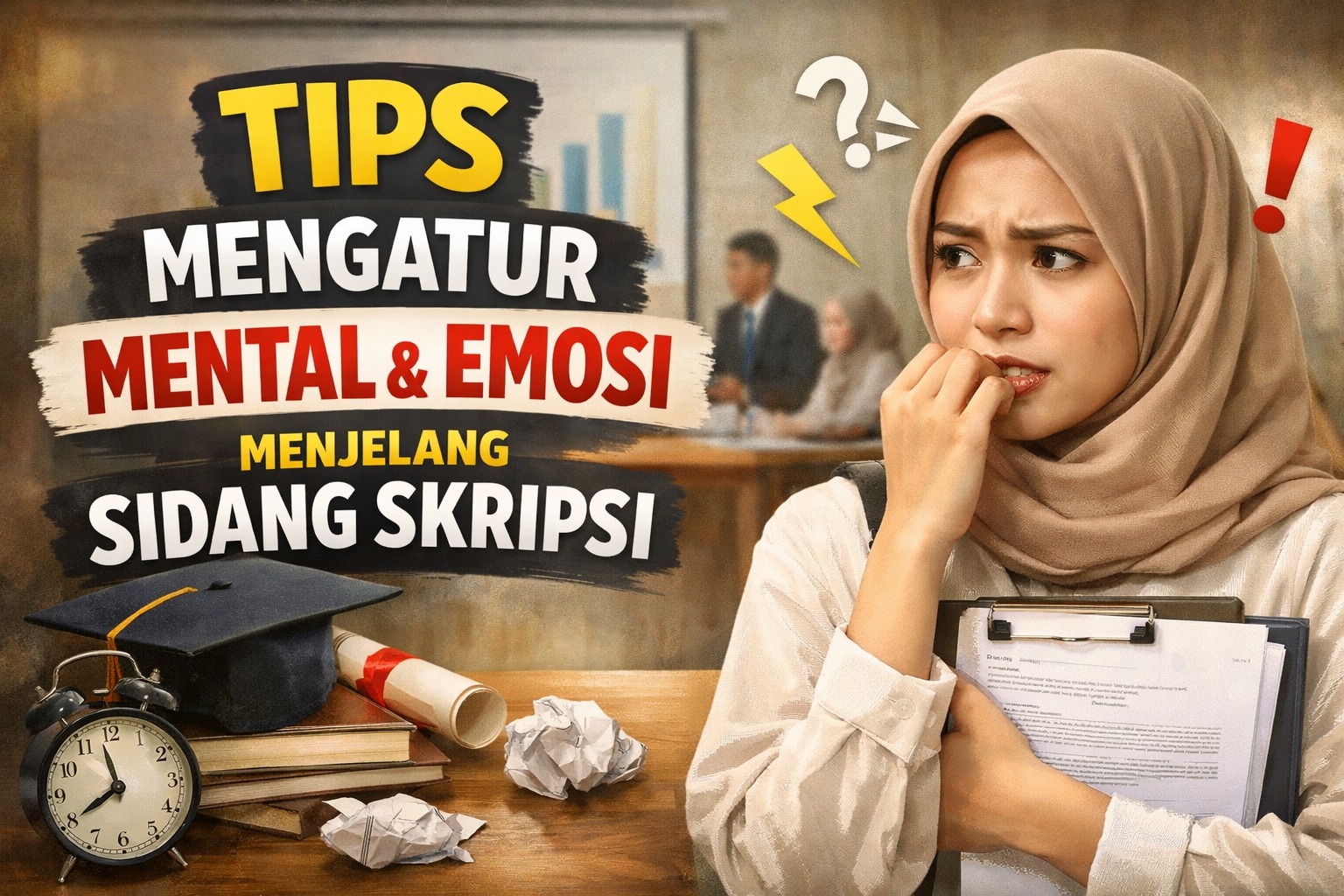 Tips Mengatur Mental dan Emosi Menjelang Sidang Skripsi