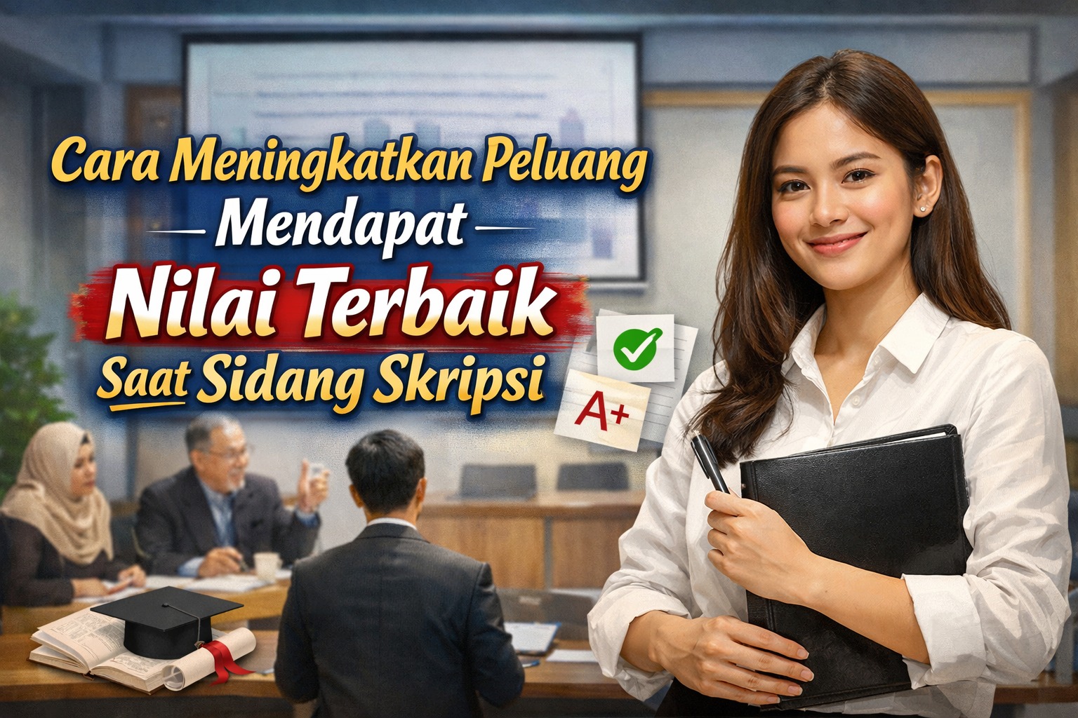 Cara Meningkatkan Peluang Mendapat Nilai Terbaik Saat Sidang Skripsi