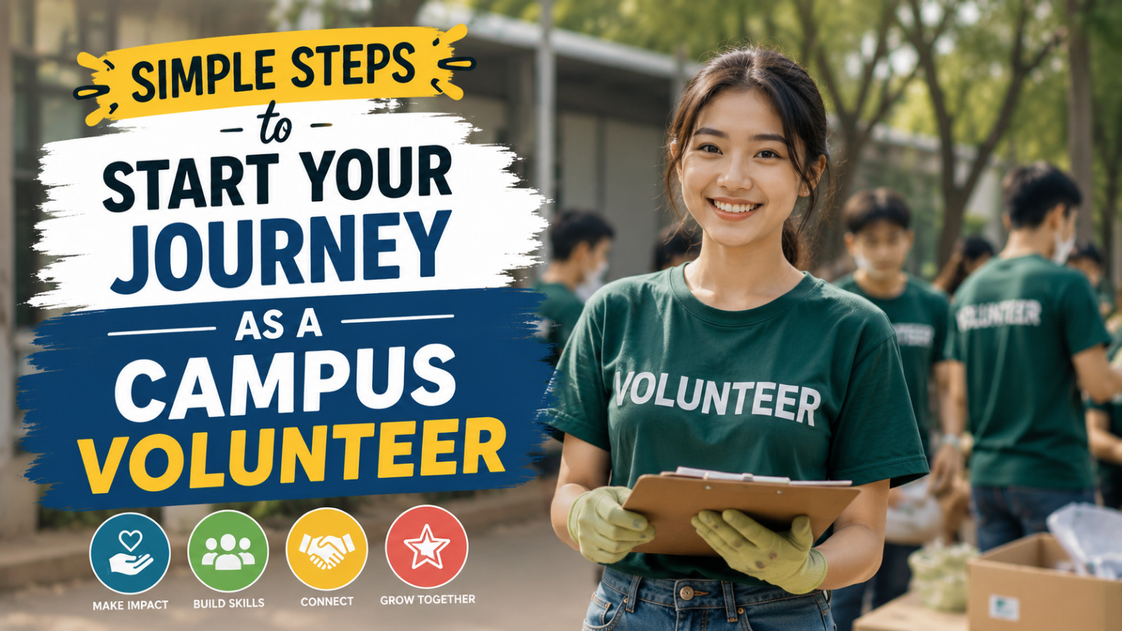 Simple Steps To Start Your Journey As A Campus Volunteer