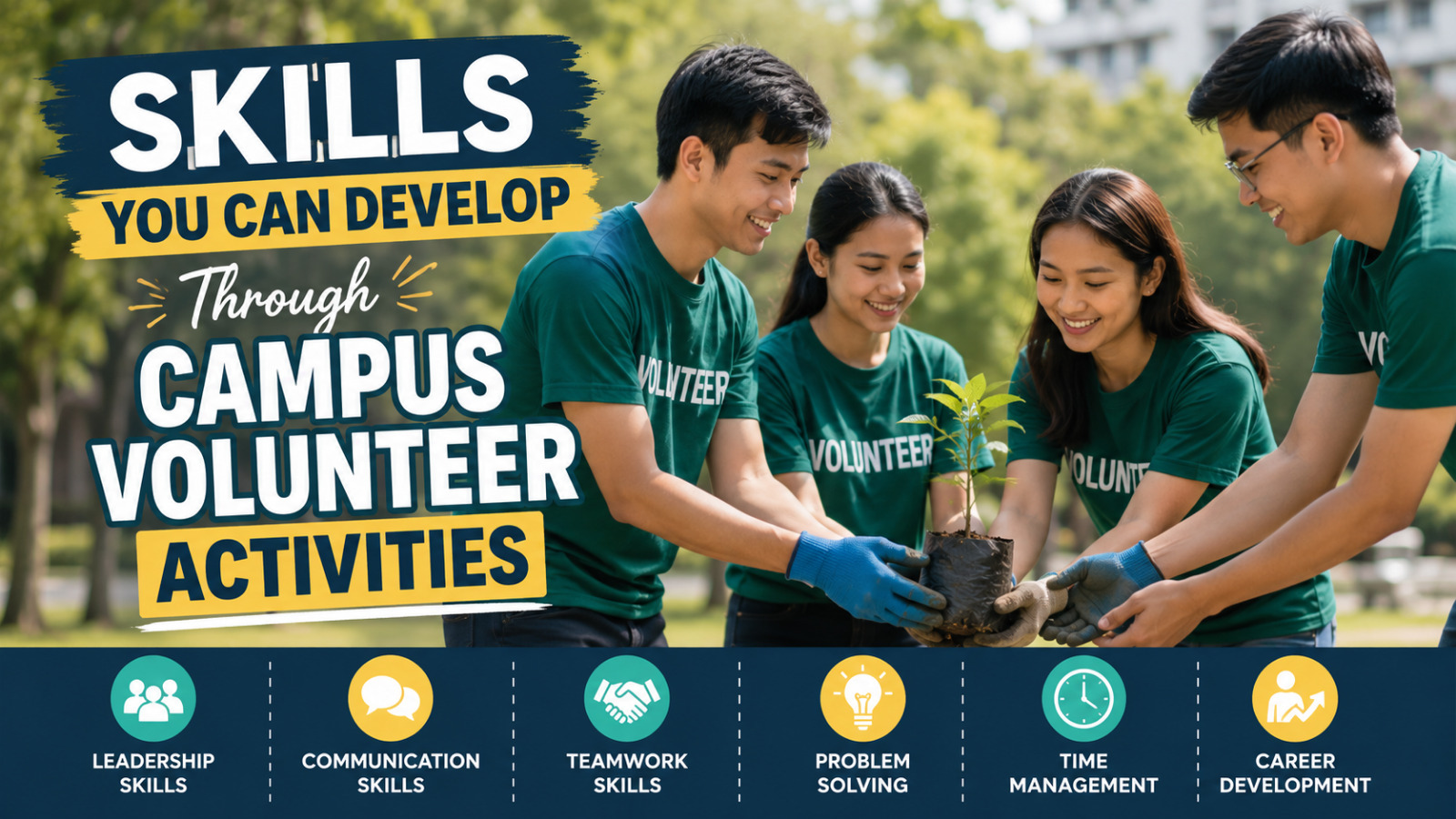 Skills You Can Develop Through Campus Volunteer Activities