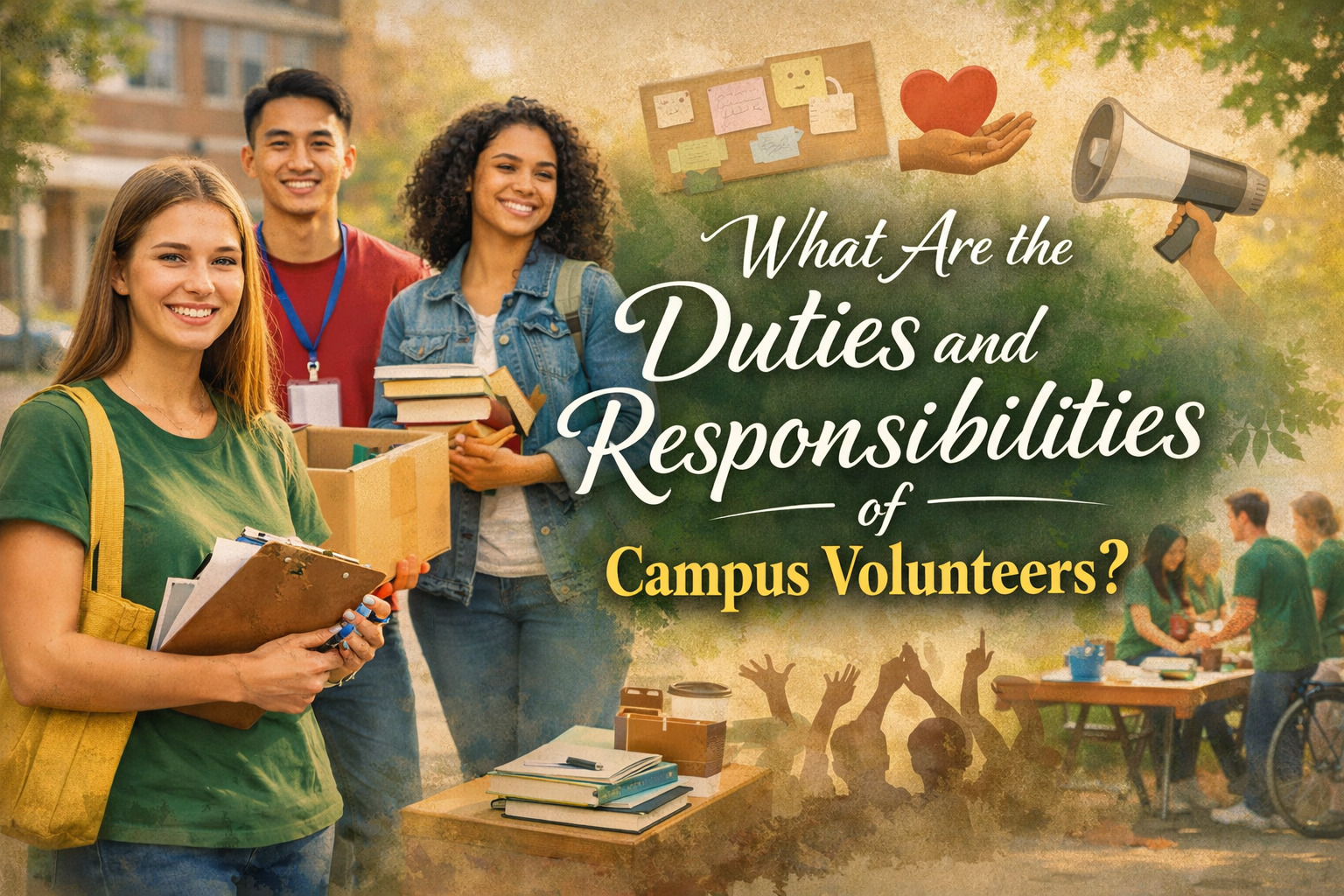 What Are The Duties And Responsibilities Of Campus Volunteers?