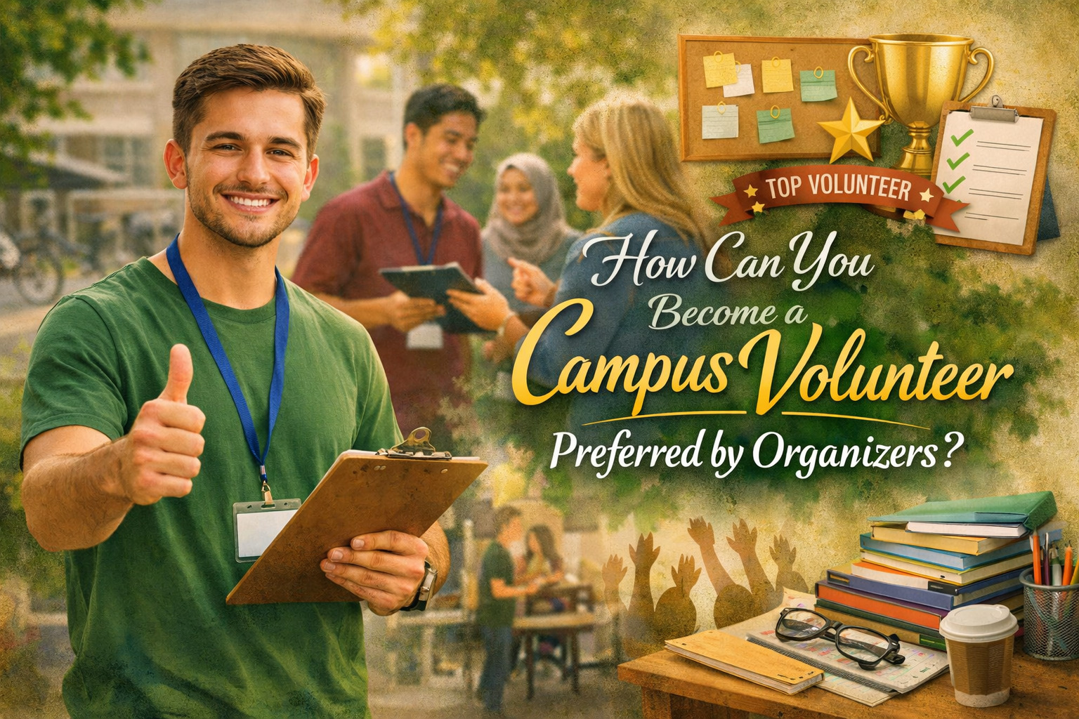 How Can You Become A Campus Volunteer Preferred By Organizers?