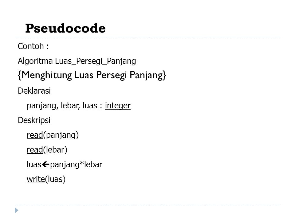 Pseudocode