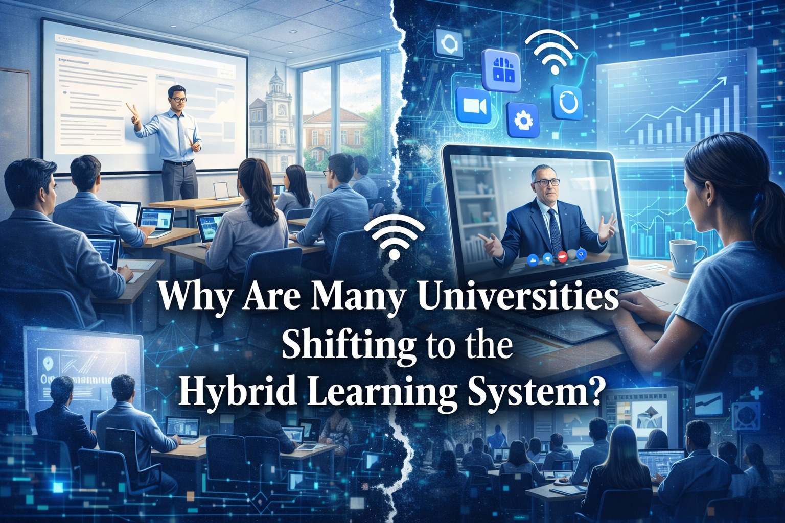 Why Are Many Universities Shifting to the Hybrid Learning System?