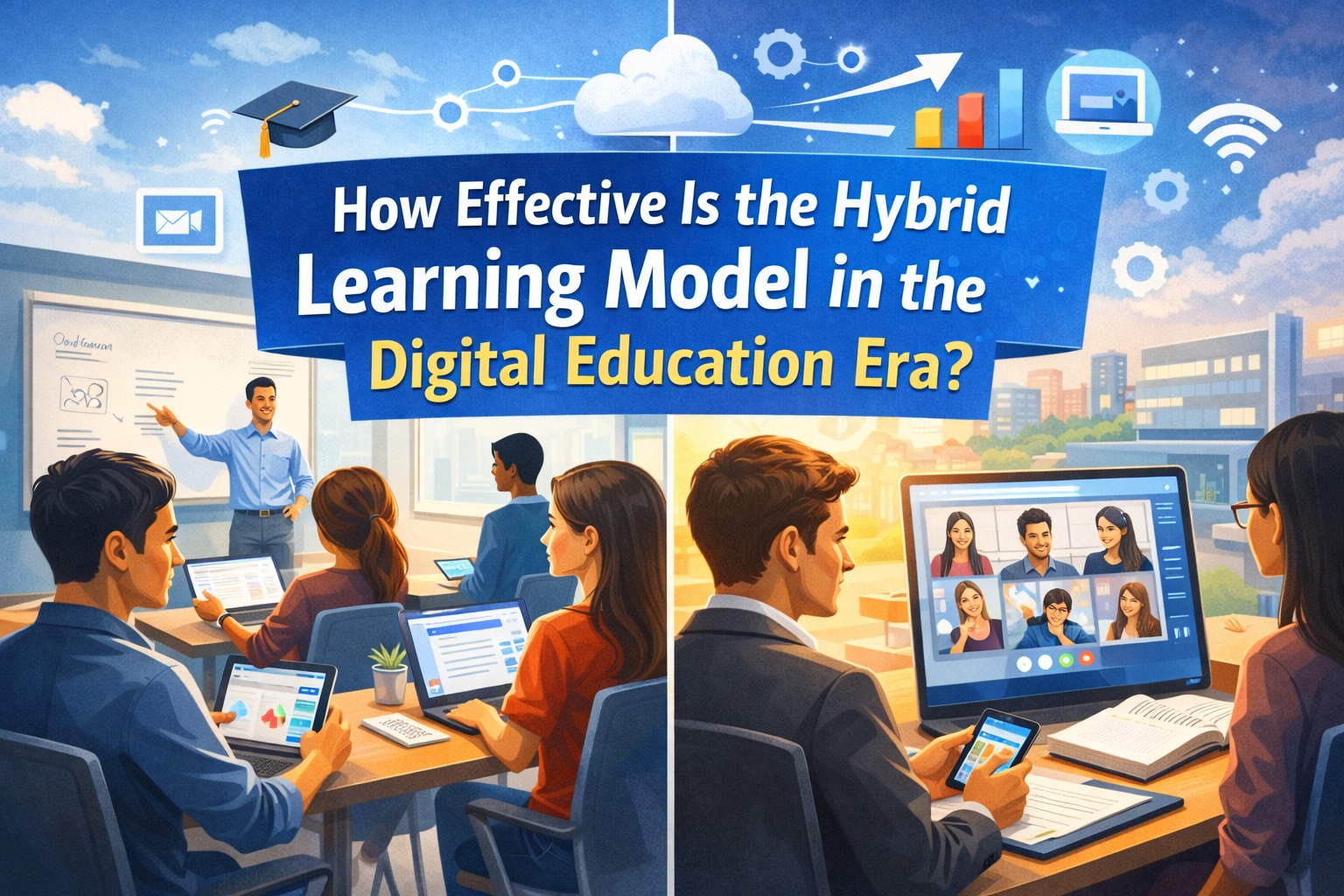 How Effective Is the Hybrid Learning Model in the Digital Education Era?