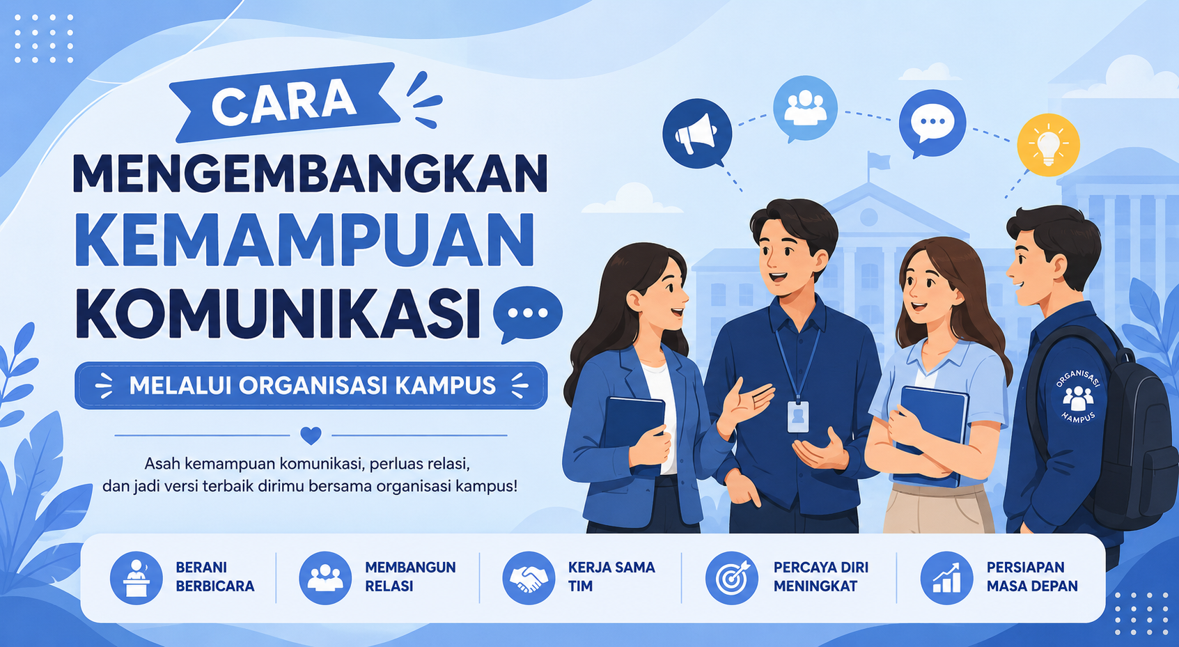 Cara Mengembangkan Kemampuan Komunikasi Melalui Organisasi Kampus