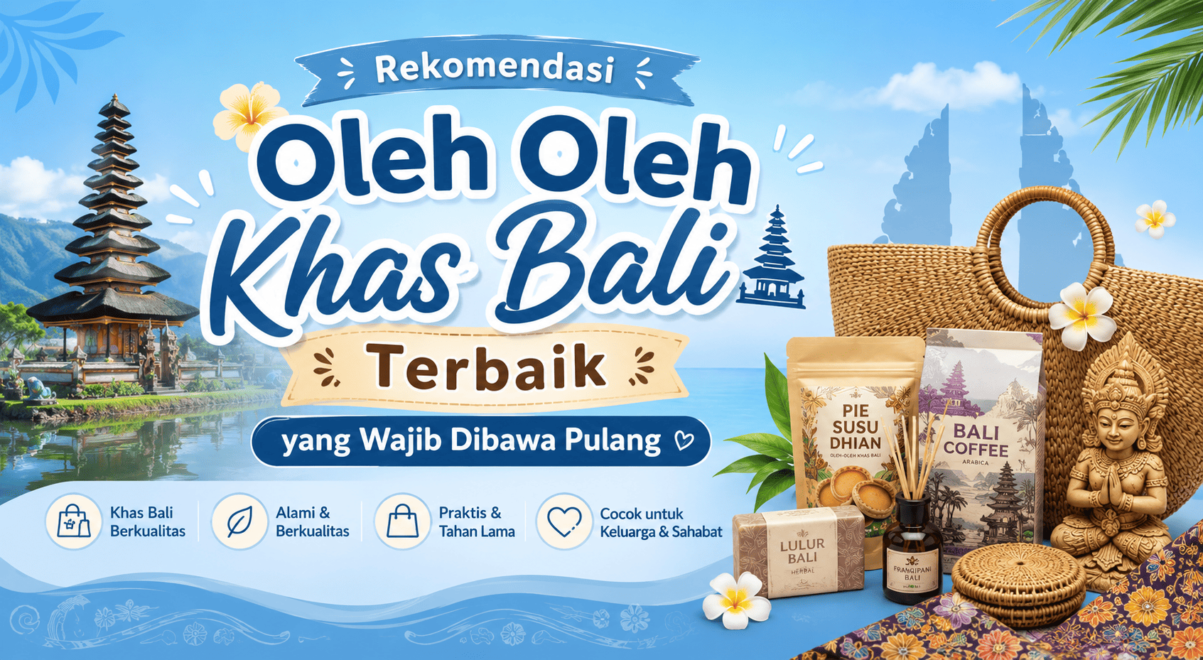 Rekomendasi Oleh Oleh Khas Bali Terbaik yang Wajib Dibawa Pulang
