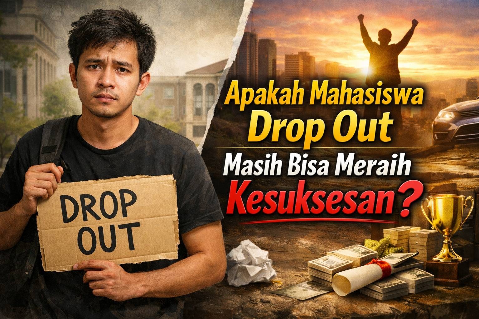 Apakah Mahasiswa Drop Out Masih Bisa Meraih Kesuksesan?