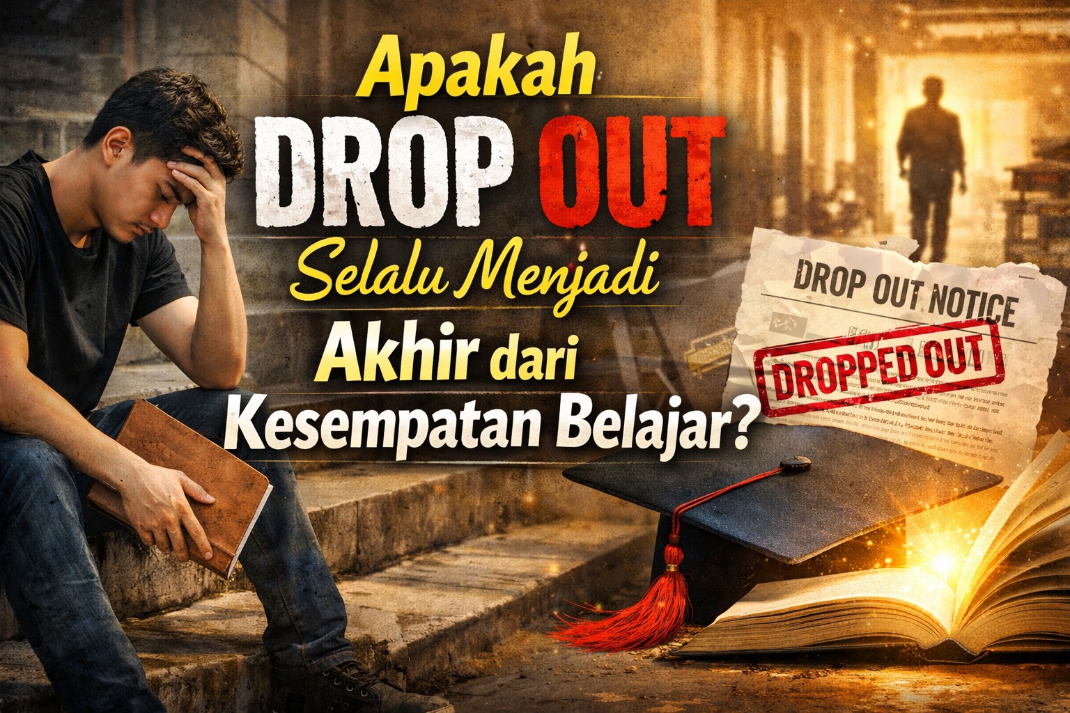 Apakah Drop Out Selalu Menjadi Akhir dari Kesempatan Belajar?