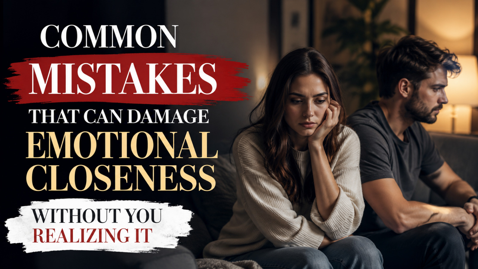 Common Mistakes That Can Damage Emotional Closeness Without You Realizing It