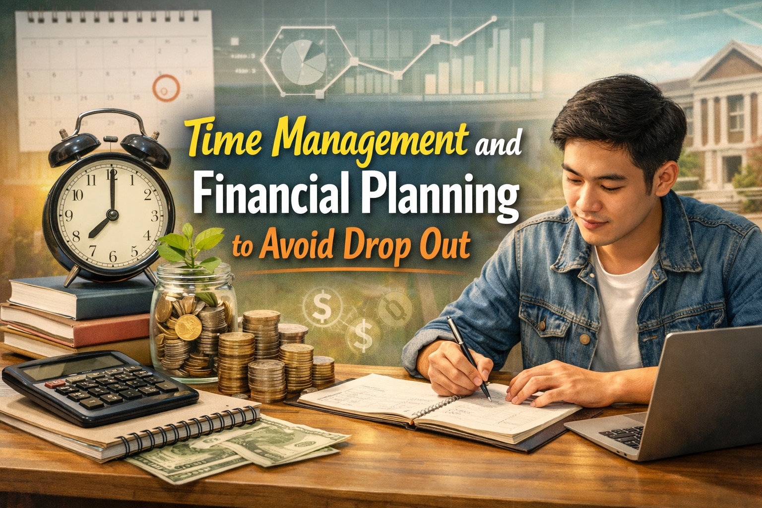 Time Management and Financial Planning to Avoid Drop Out
