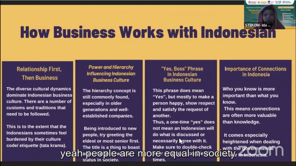 International Webinar 2022 - Busines culture, how to step forward - part 10