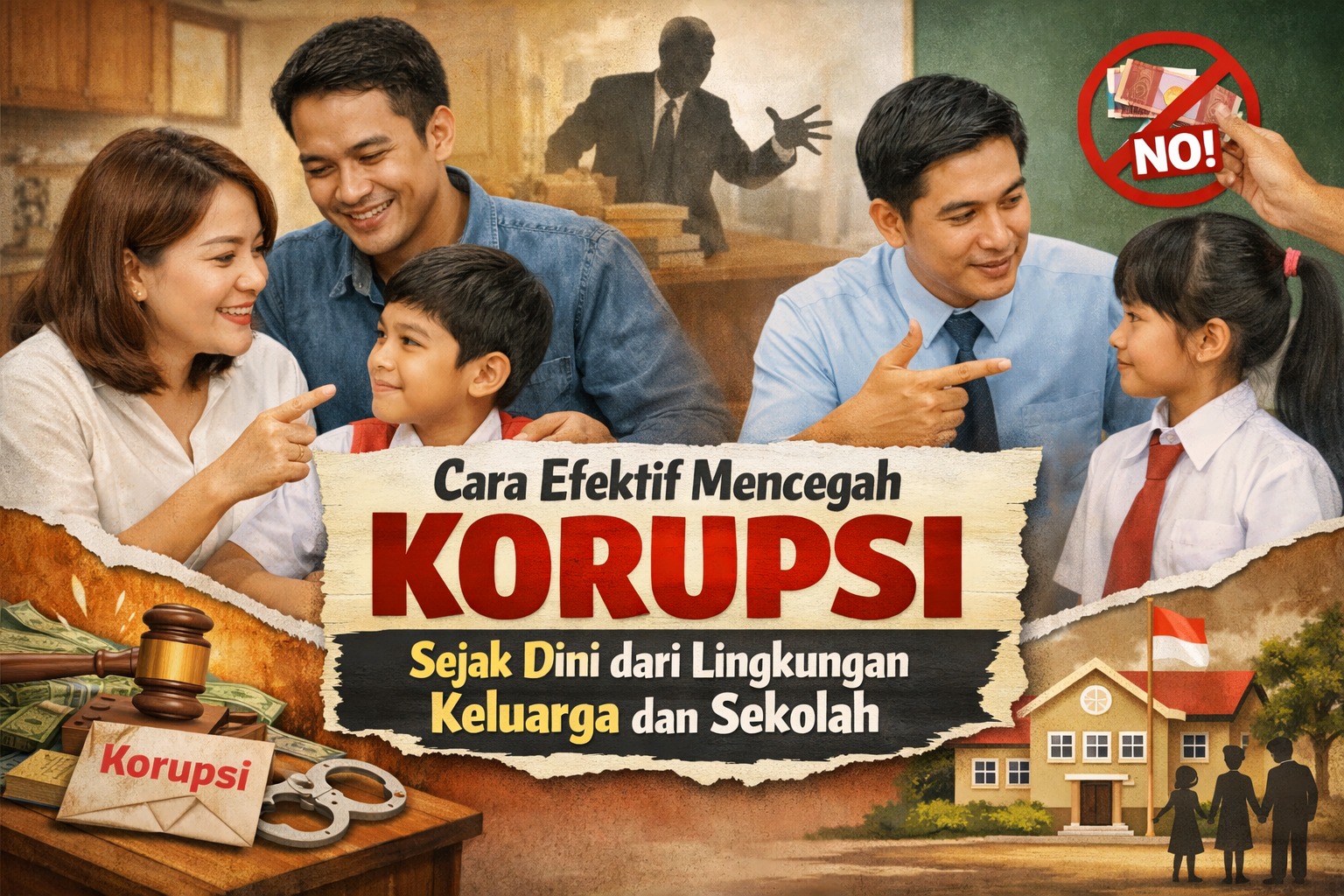 Cara Efektif Mencegah Korupsi Sejak Dini dari Lingkungan Keluarga dan Sekolah