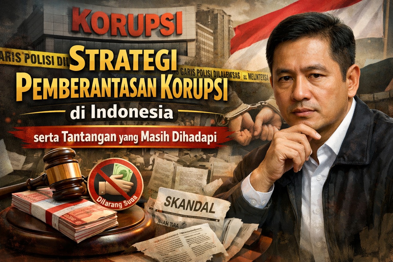 Strategi Pemberantasan Korupsi di Indonesia serta Tantangan yang Masih Dihadapi
