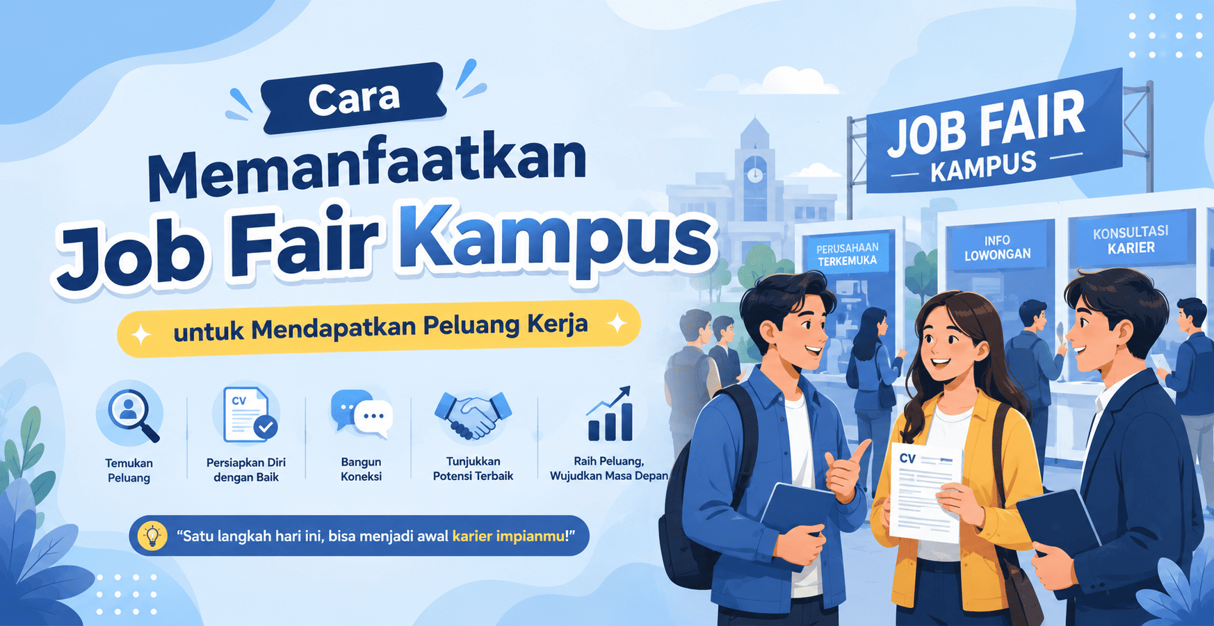 Cara Memanfaatkan Job Fair Kampus untuk Mendapatkan Peluang Kerja
