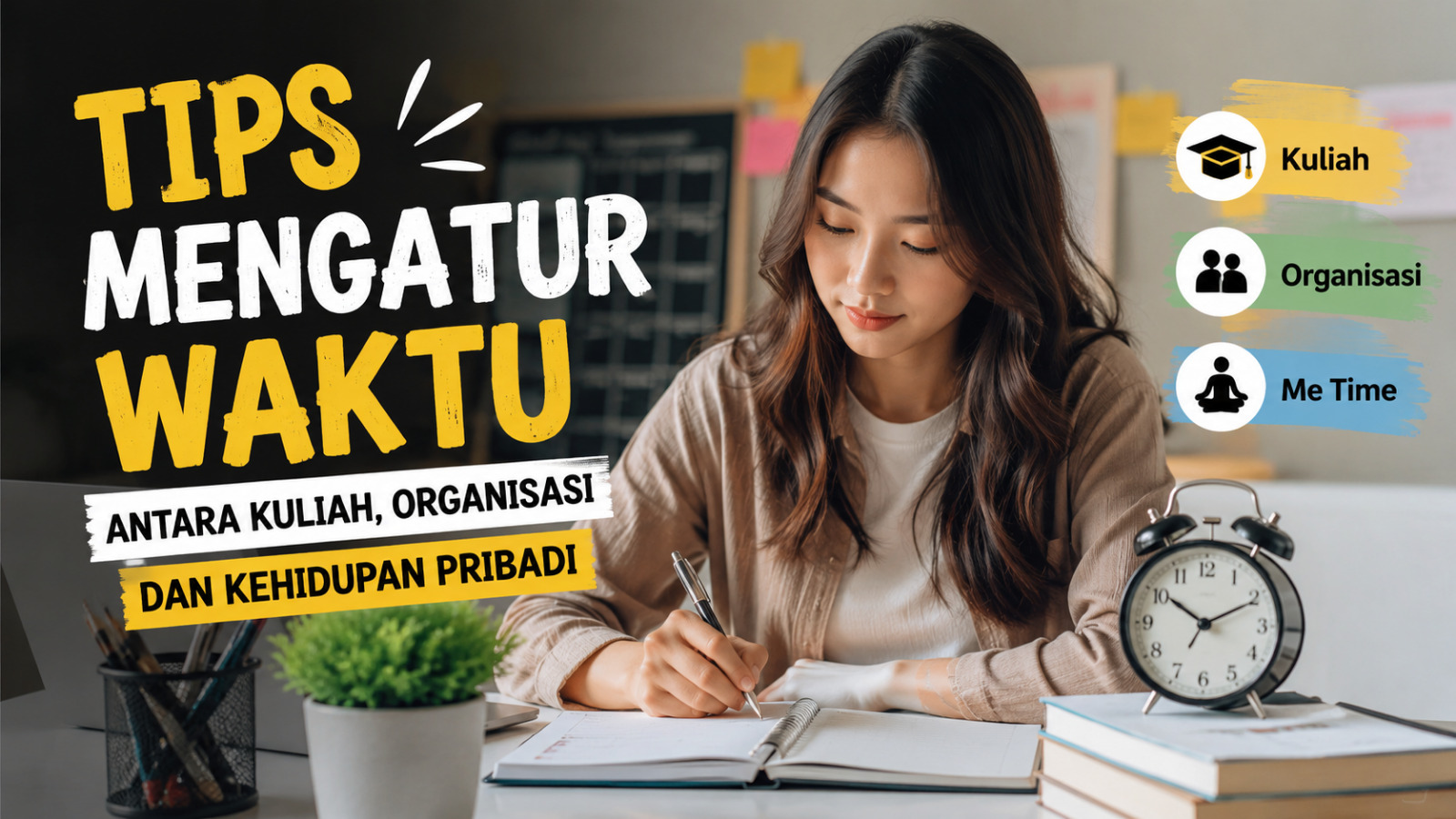 Tips Mengatur Waktu Antara Kuliah Organisasi Dan Kehidupan Pribadi
