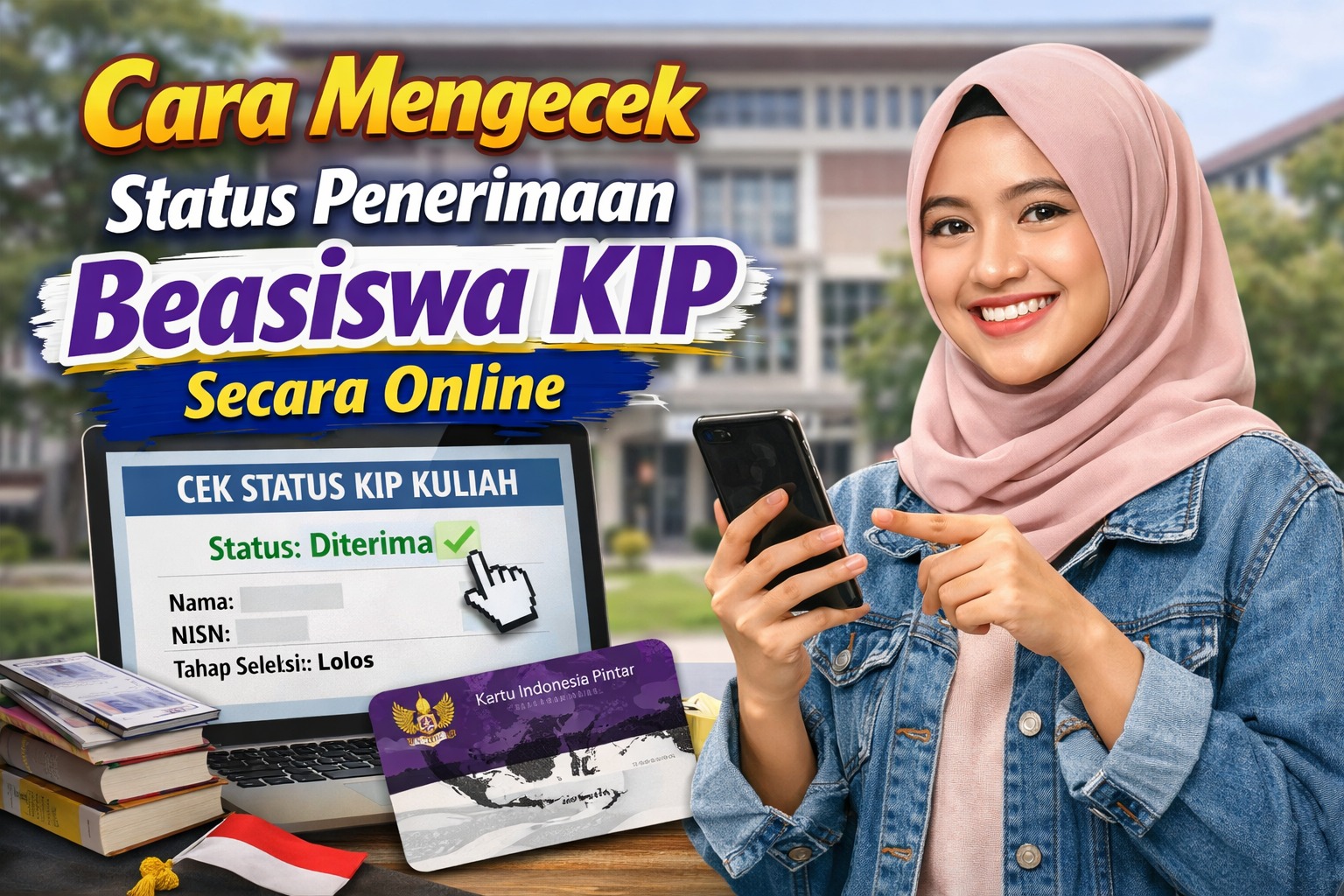 Cara Mengecek Status Penerimaan Beasiswa KIP Secara Online