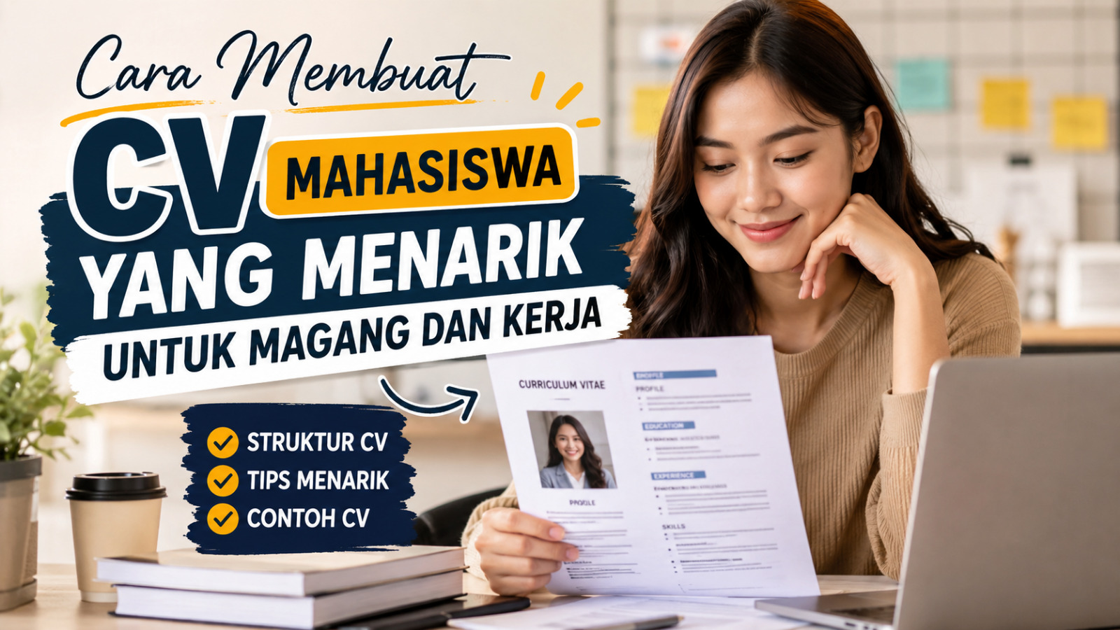 Cara Membuat CV Mahasiswa Yang Menarik Untuk Magang Dan Kerja