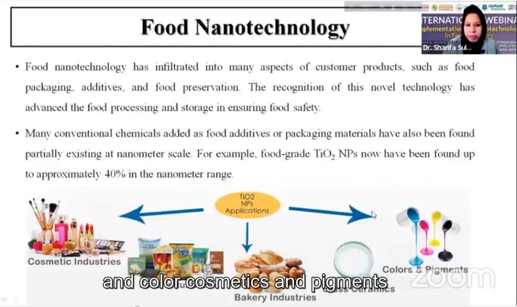 International Webinar 2022 - Implementation Nano Technology in Food Industry - part 2