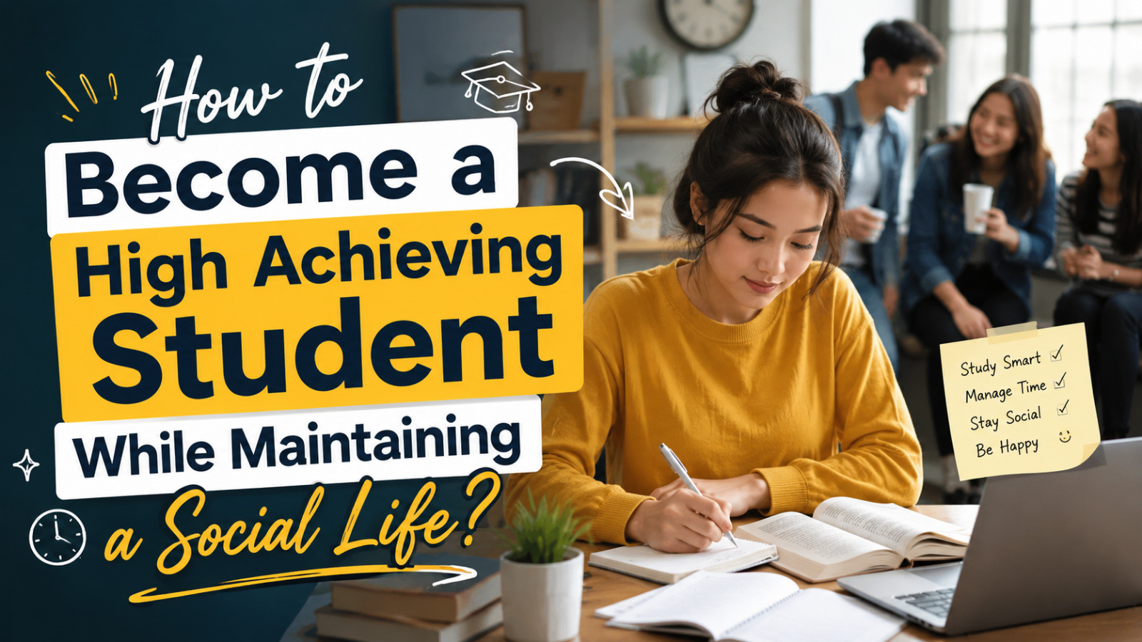 How to Become a High Achieving Student While Maintaining a Social Life?
