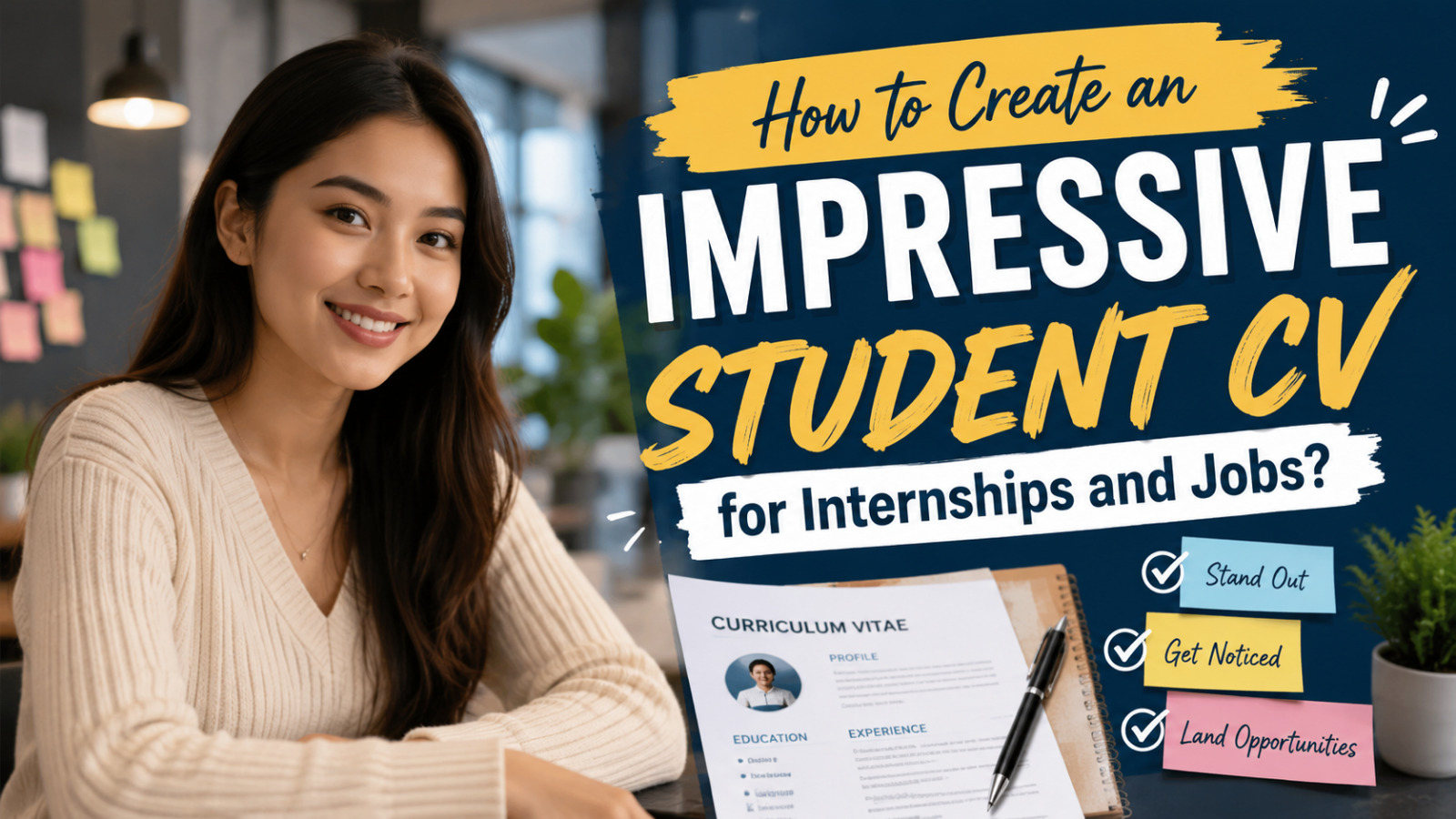 How To Create An Impressive Student CV For Internships And Jobs?