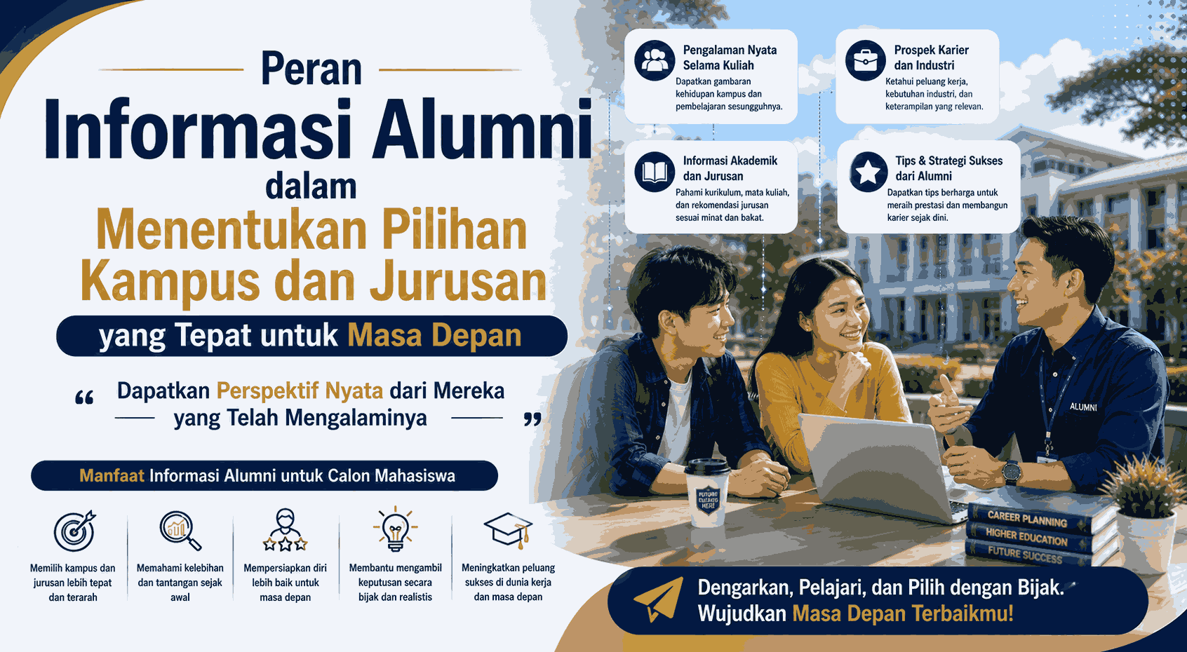 Peran Informasi Alumni dalam Menentukan Pilihan Kampus dan Jurusan yang Tepat untuk Masa Depan