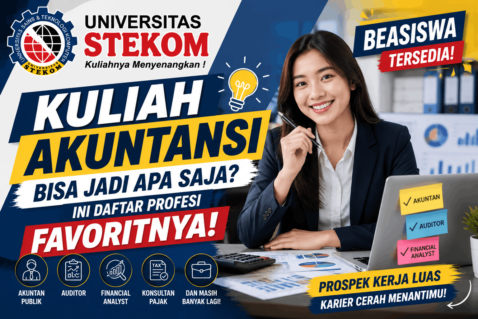 Kuliah S1 Akuntansi Bisa Jadi Apa Saja? Ini Daftar Profesi Favoritnya