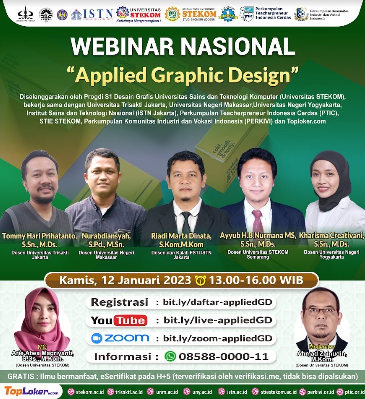 WEBINAR NASIONAL Applied Graphic Design 