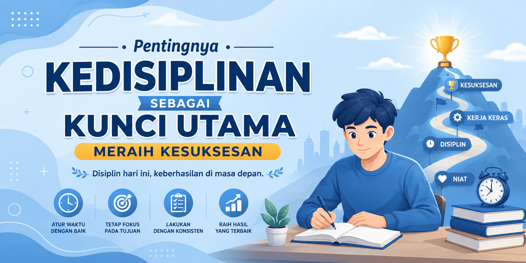 Pentingnya Kedisiplinan Sebagai Kunci Utama Meraih Kesuksesan