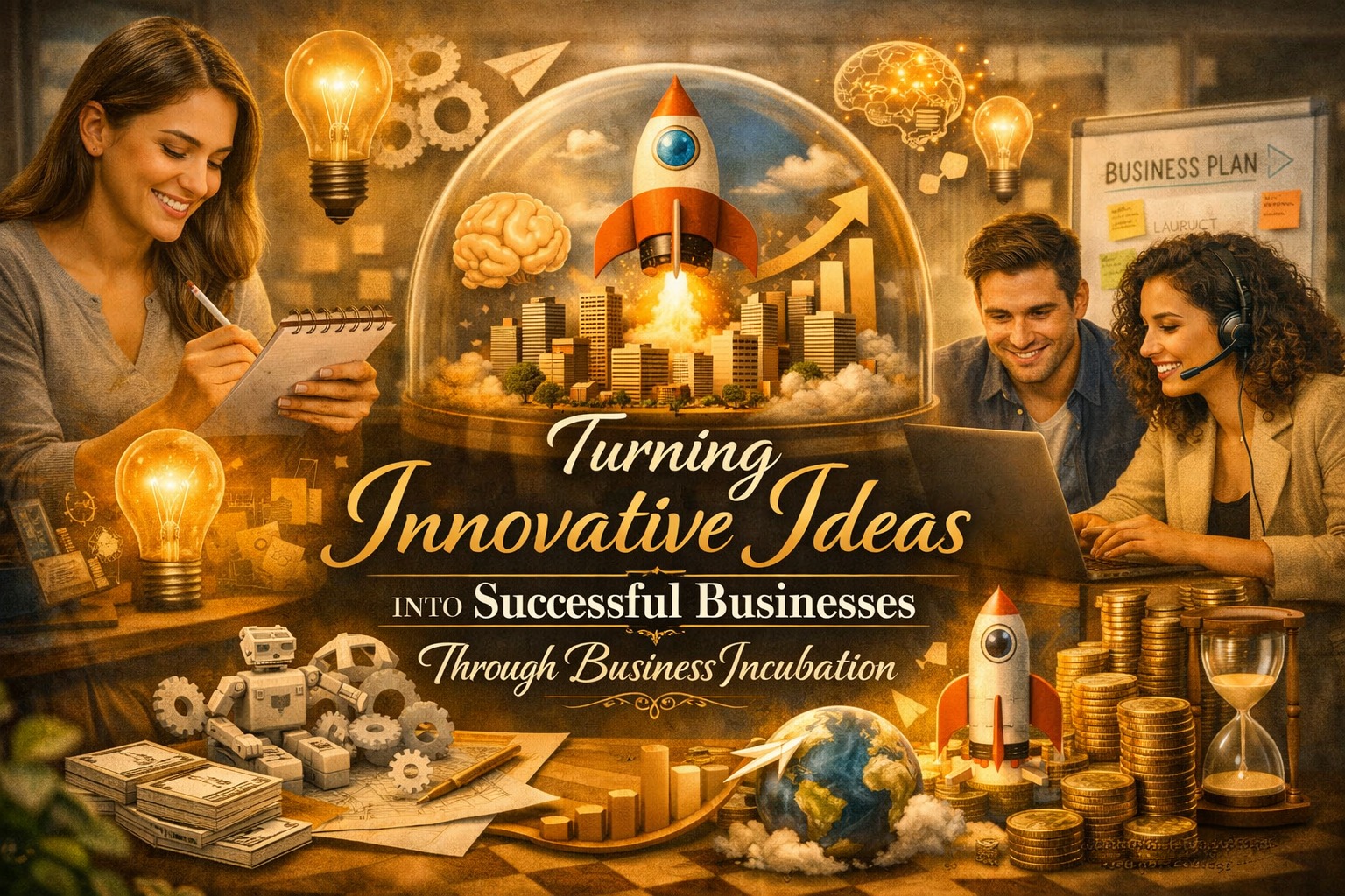 Turning Innovative Ideas into Successful Businesses Through Business Incubation