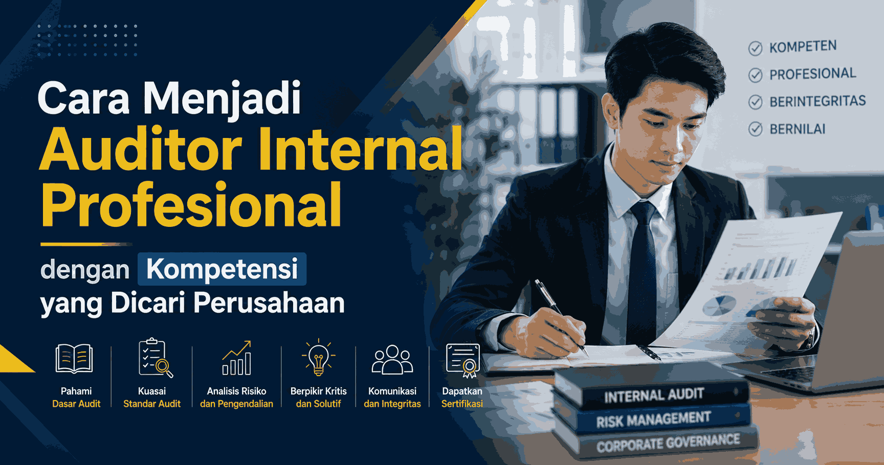 Cara Menjadi Auditor Internal Profesional dengan Kompetensi yang Dicari Perusahaan